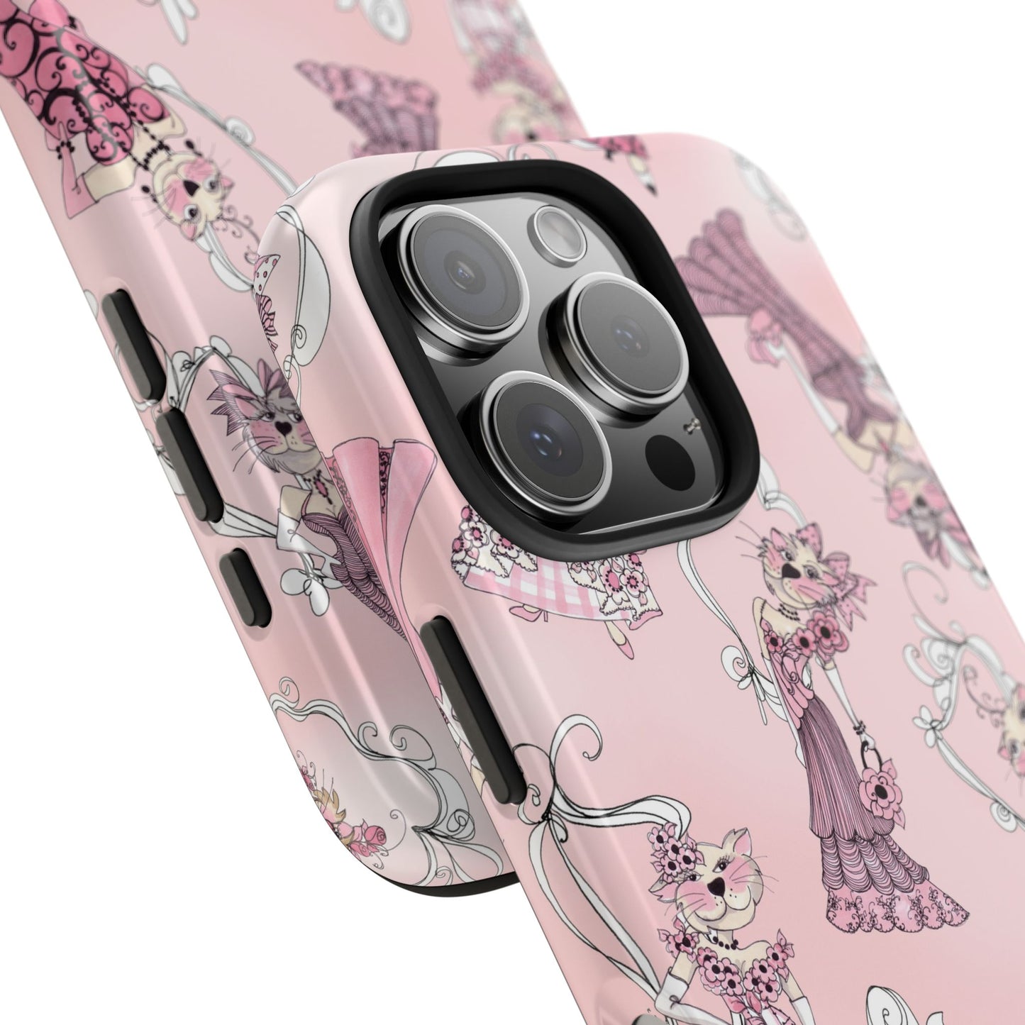 Lady Cats Tossed Phone Case