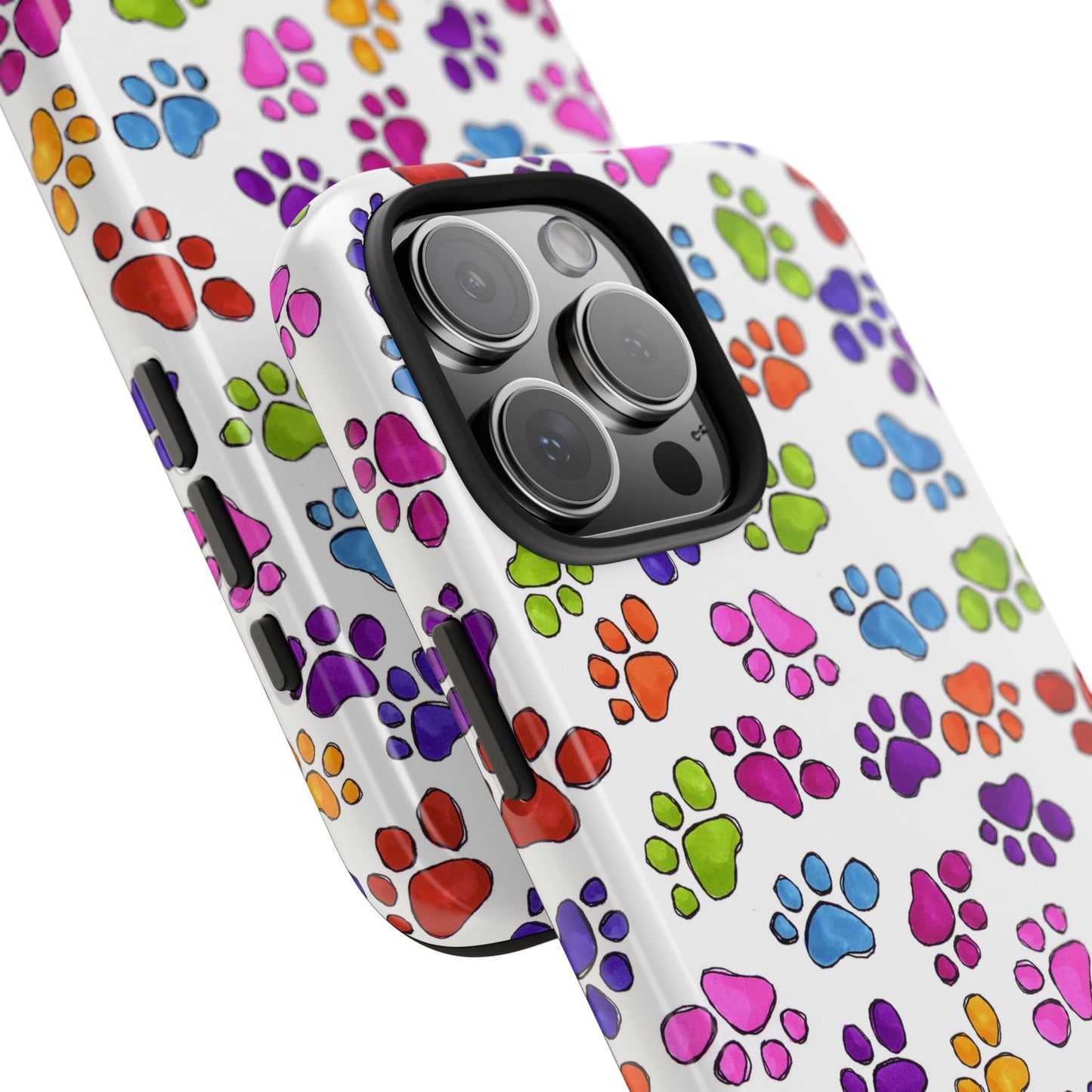 Fancy Paws White Phone Case