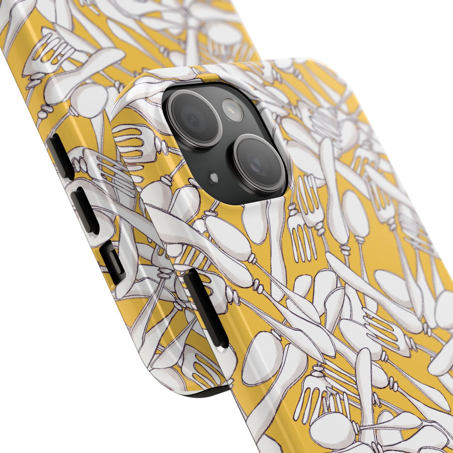 Silverware Wars Yellow Phone Case
