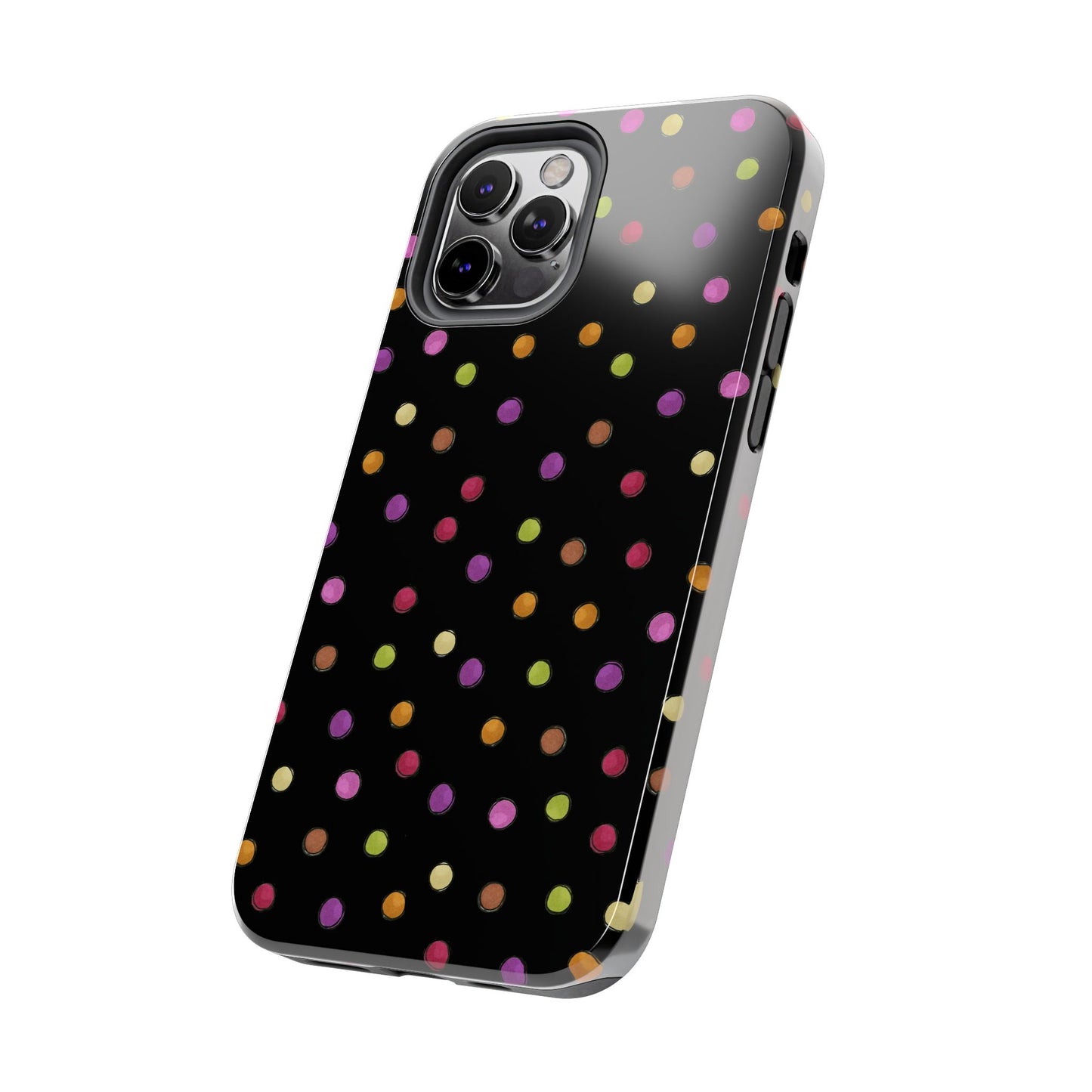 Tea Dot Black Phone Case