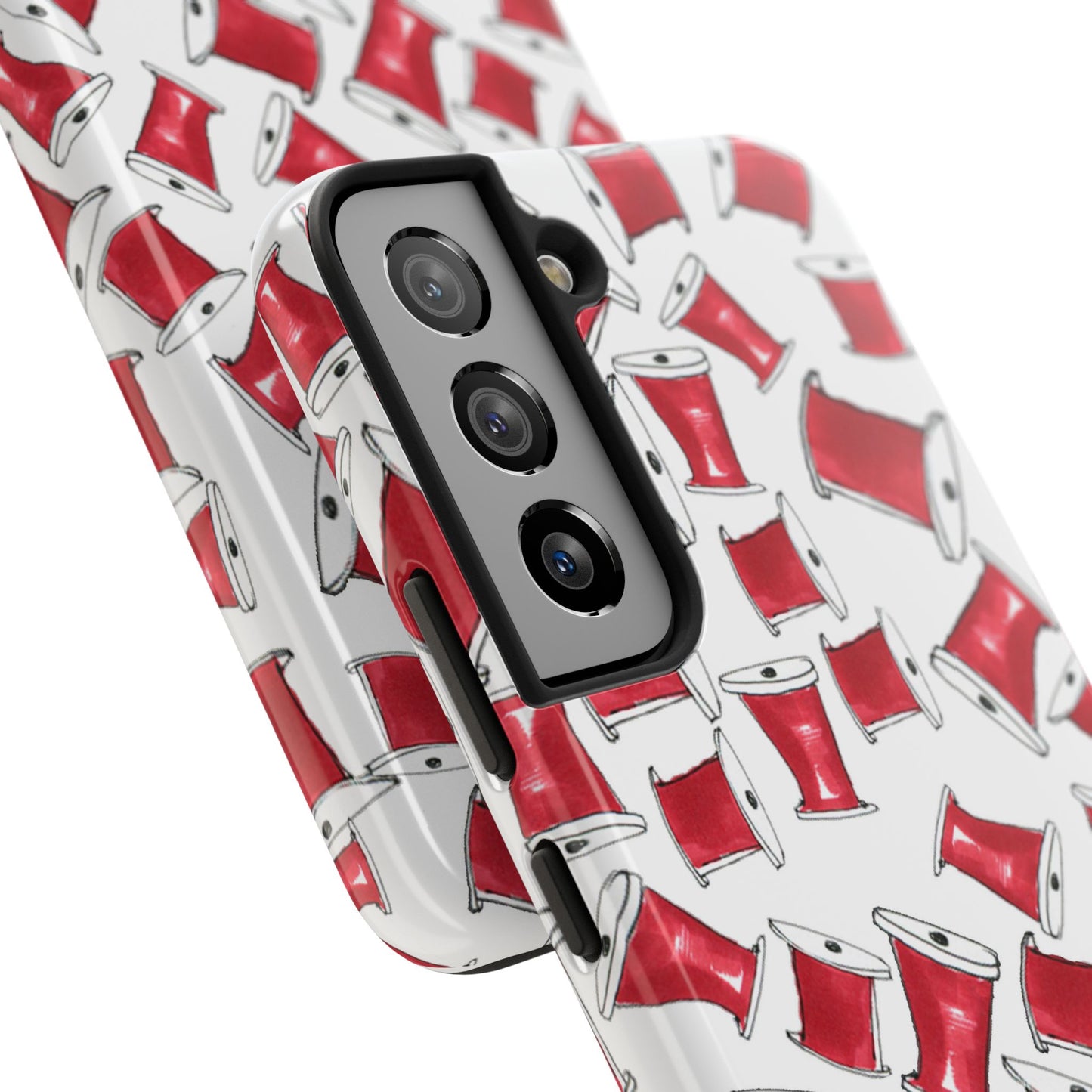 Red Thread White Phone Case