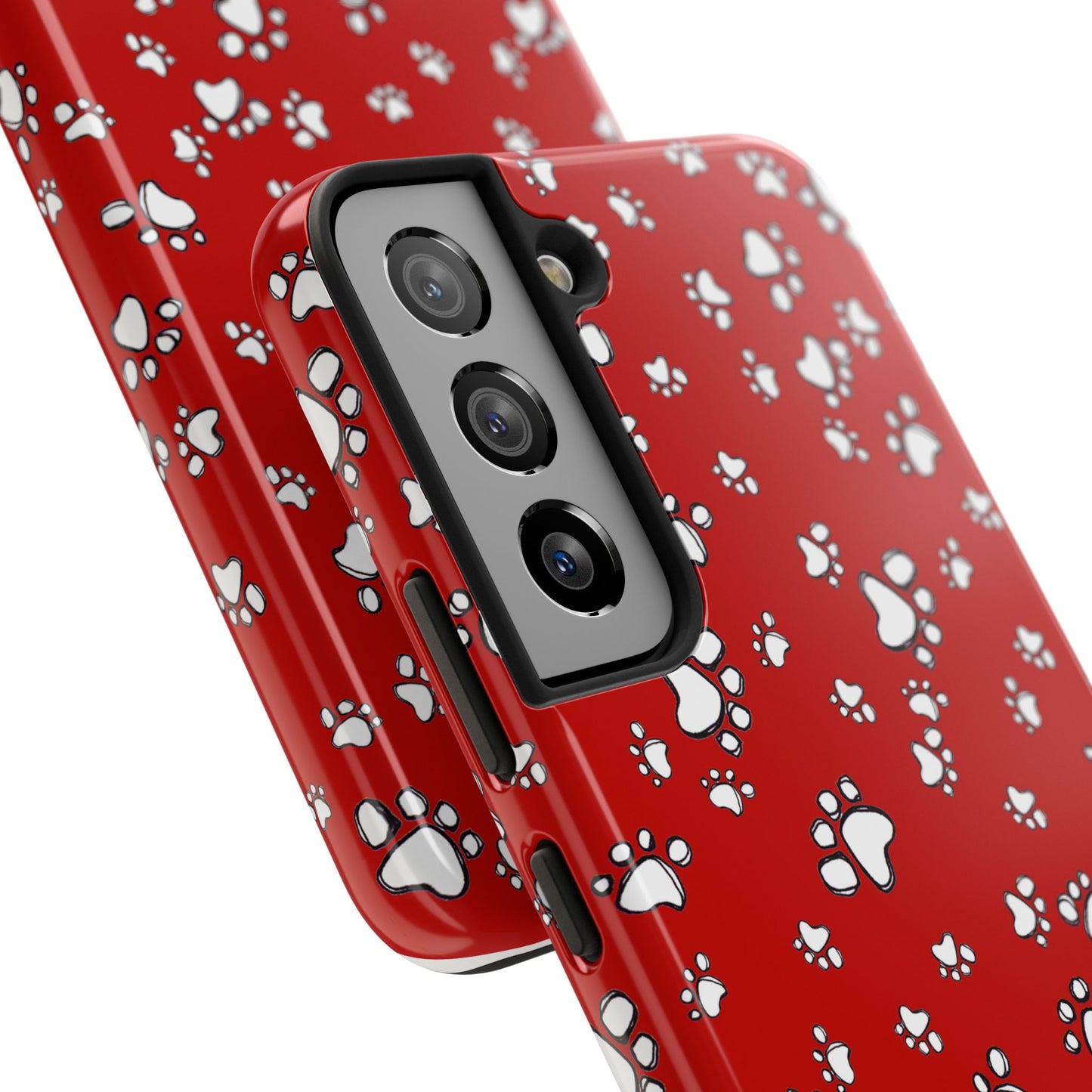 Paw Flakes Red Phone Case