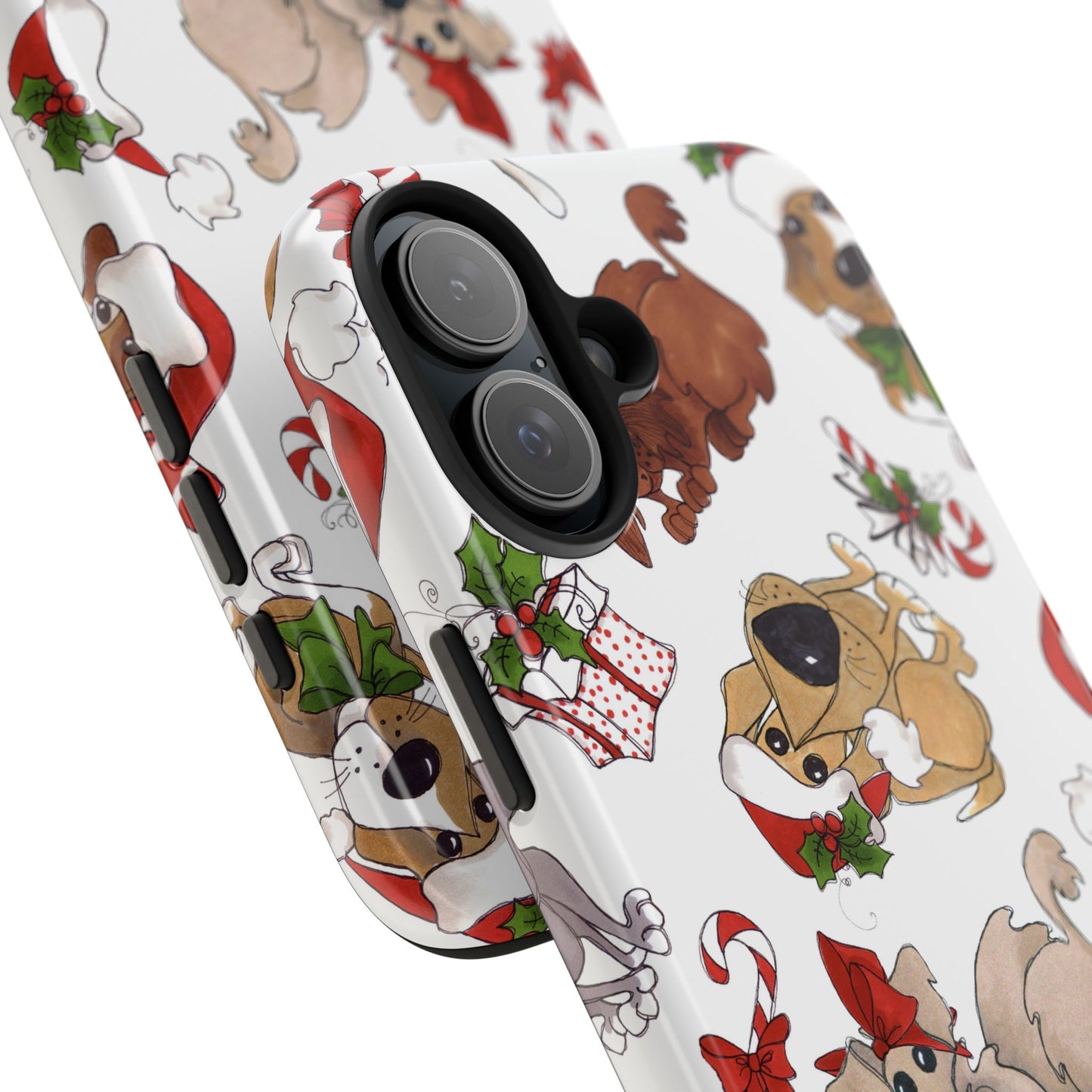 Doggie Toss White Phone Case