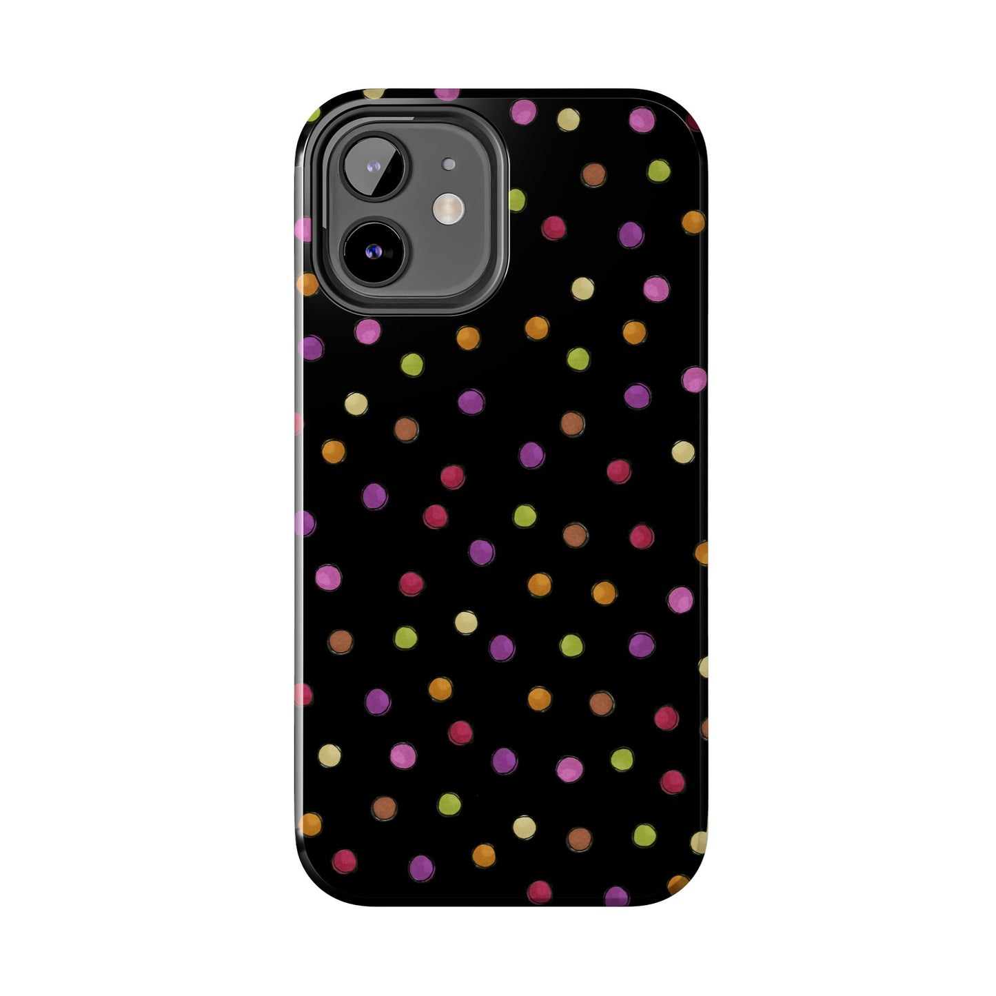 Tea Dot Black Phone Case