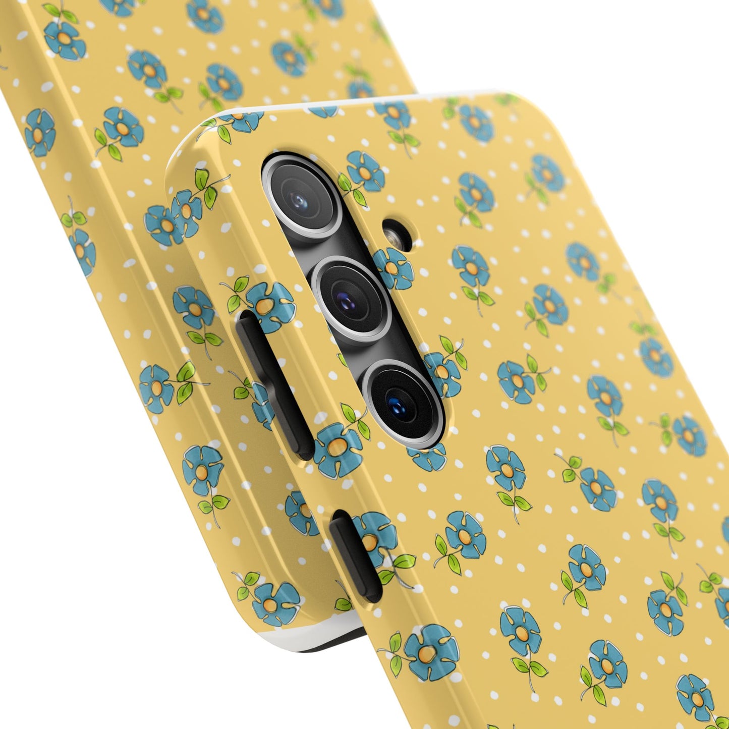 Daisy Dots Yellow Phone Case