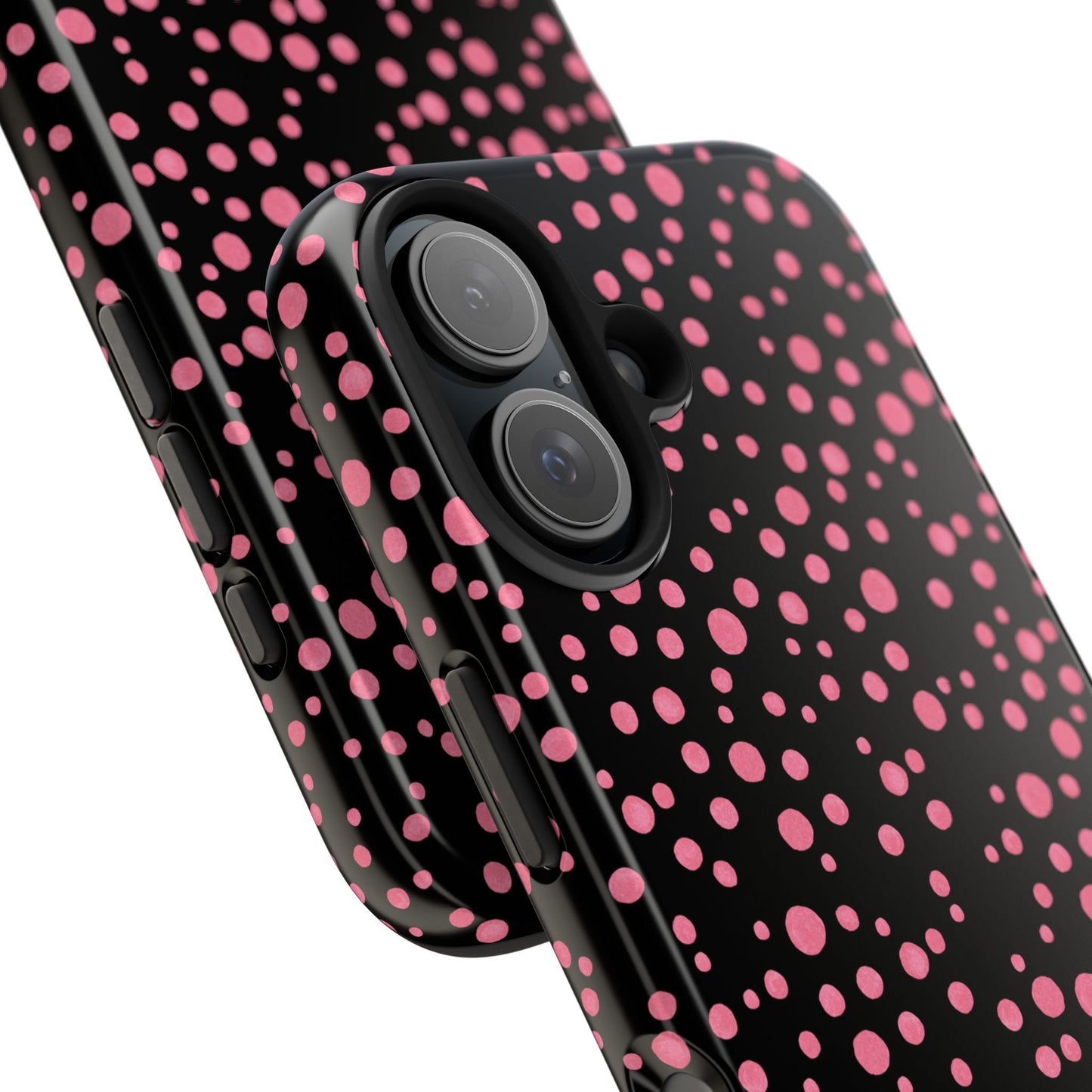Balloon Dots Black / Pink Phone Case