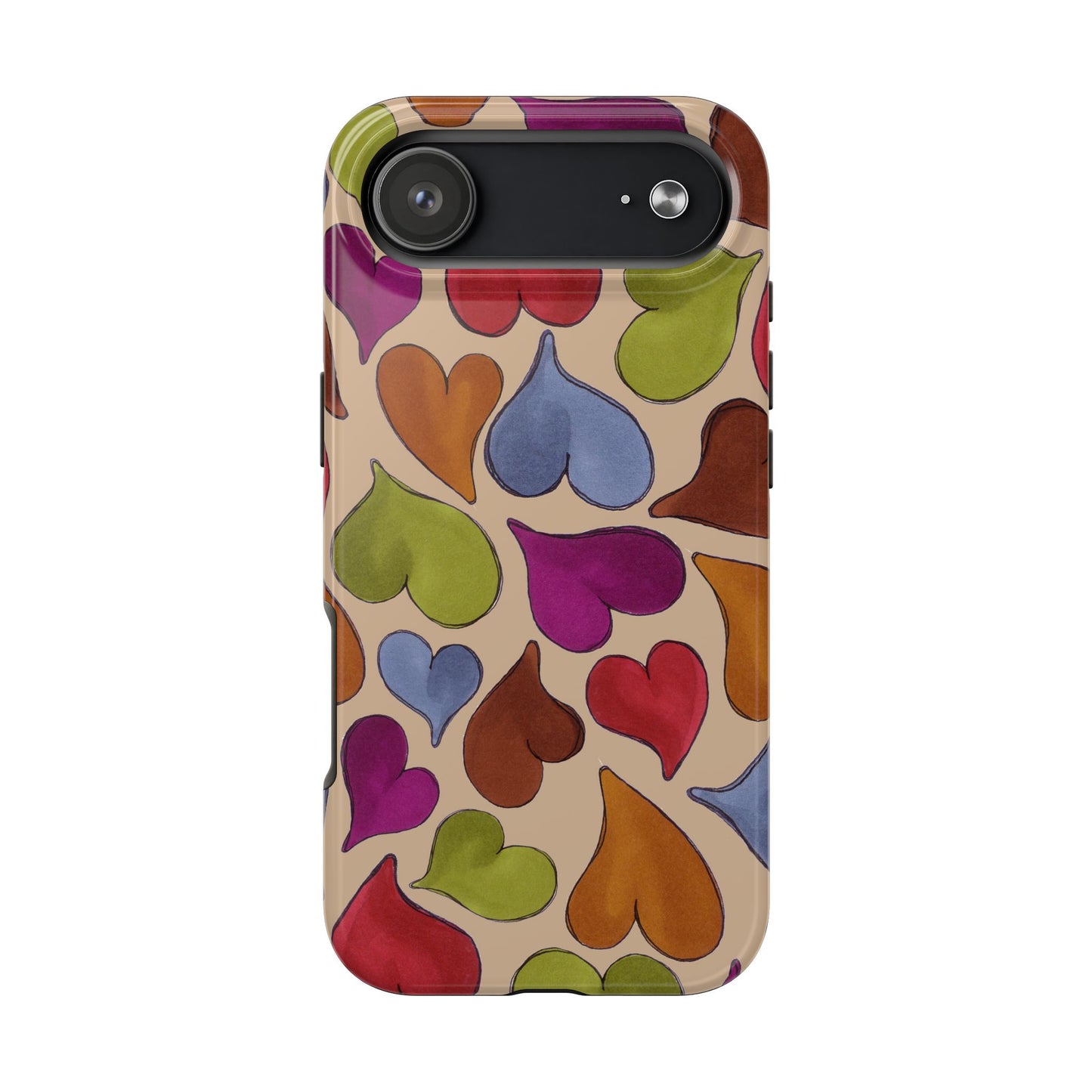 Big Hearted Khaki Phone Case