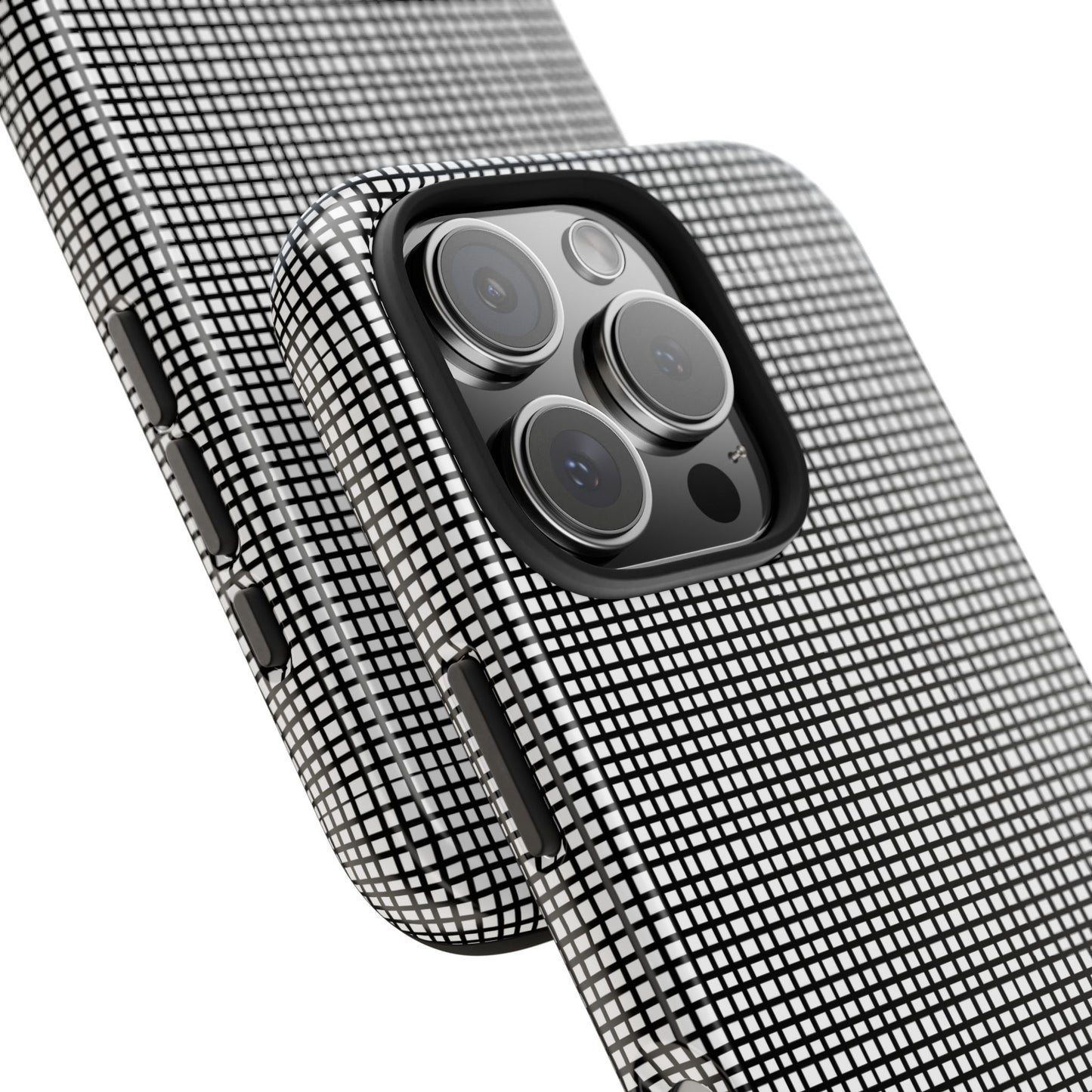 Window Pane White / Black Phone Case