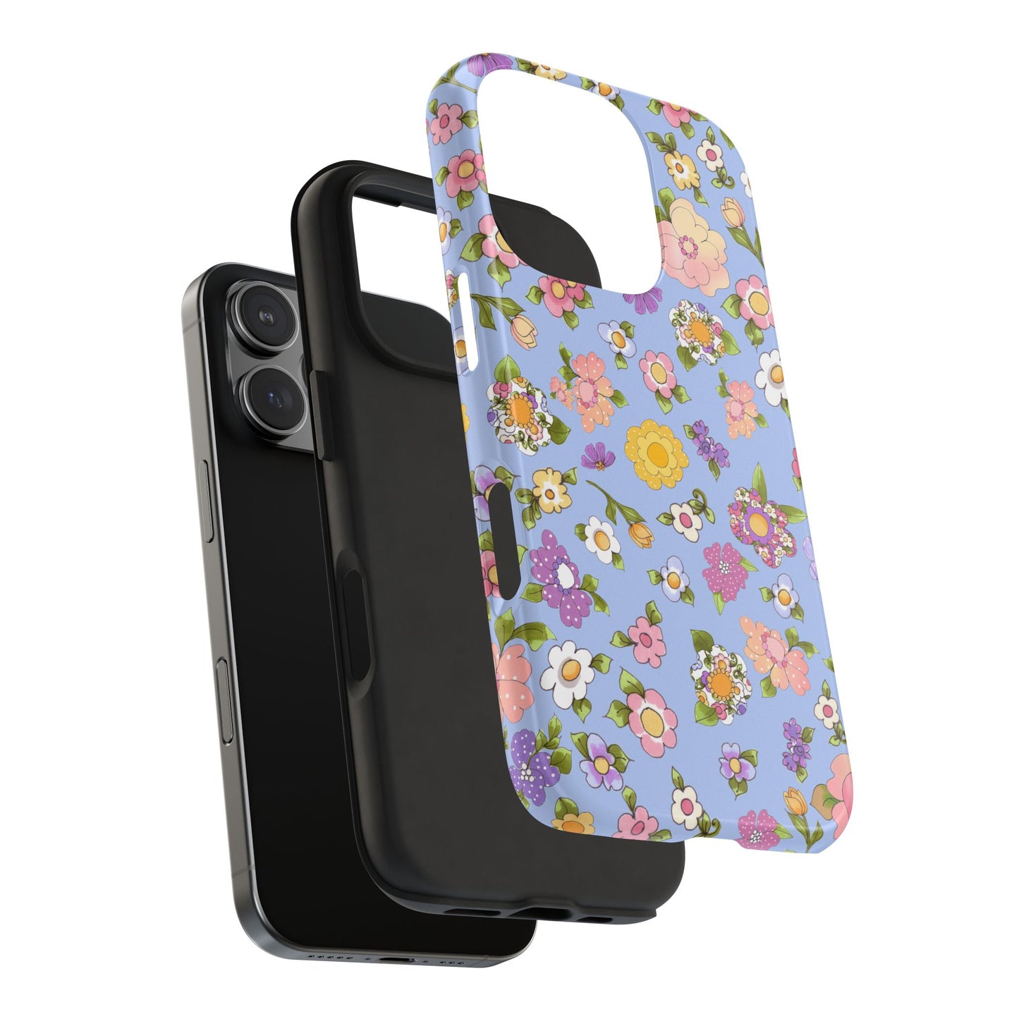 Flowery Blue Phone Case