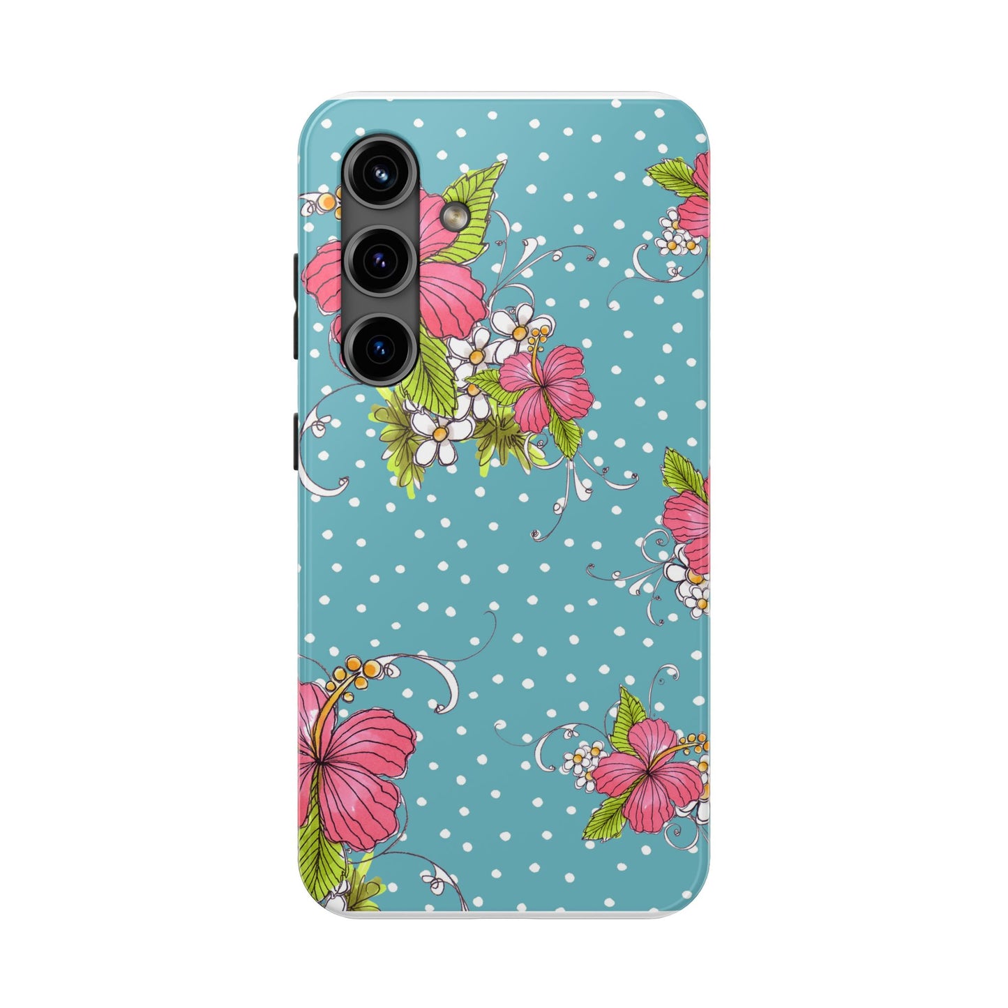Lady Luau Turquoise Phone Case