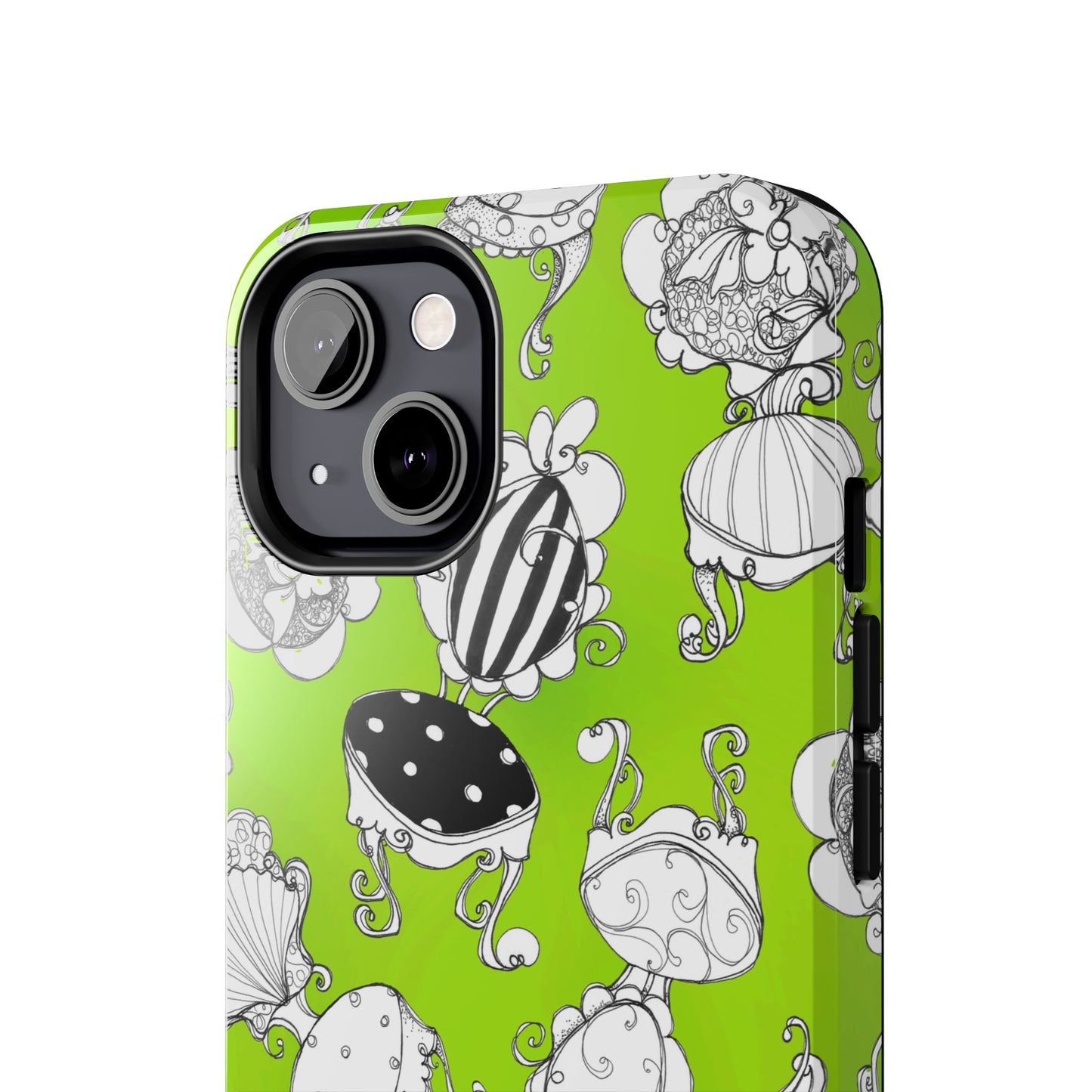 Bistro Chairs Lime Phone Case