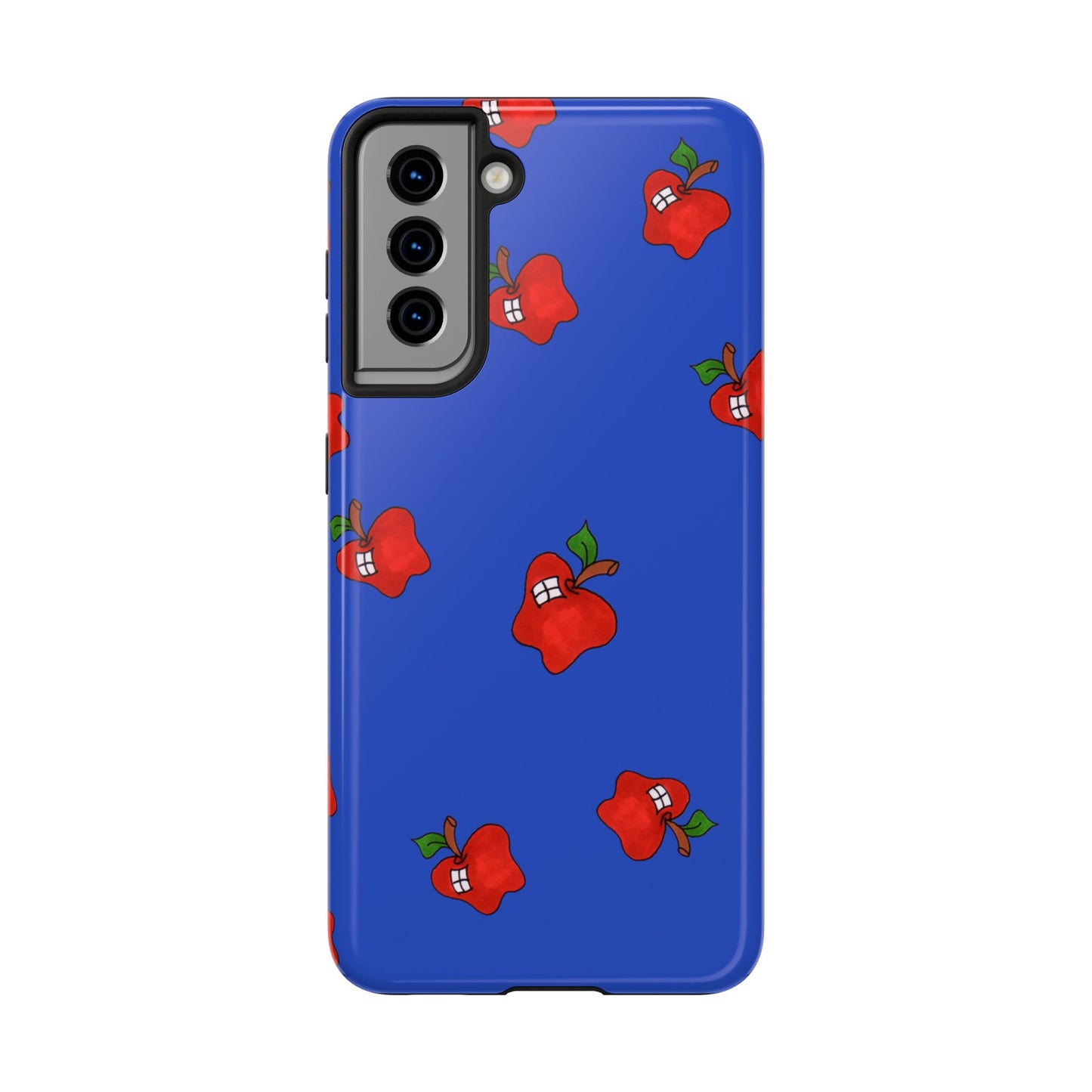 Flying Apples Blue Phone Case
