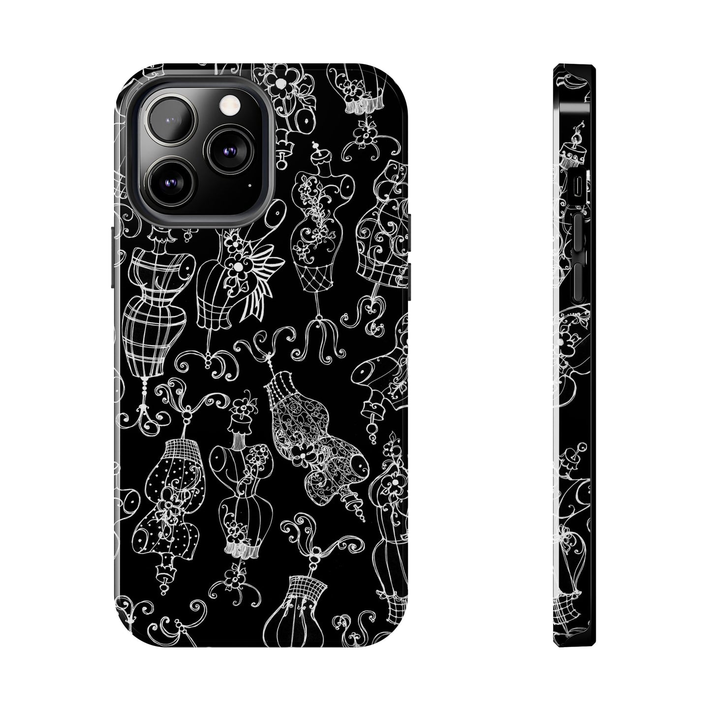 Mannequinique Black / White Phone Case
