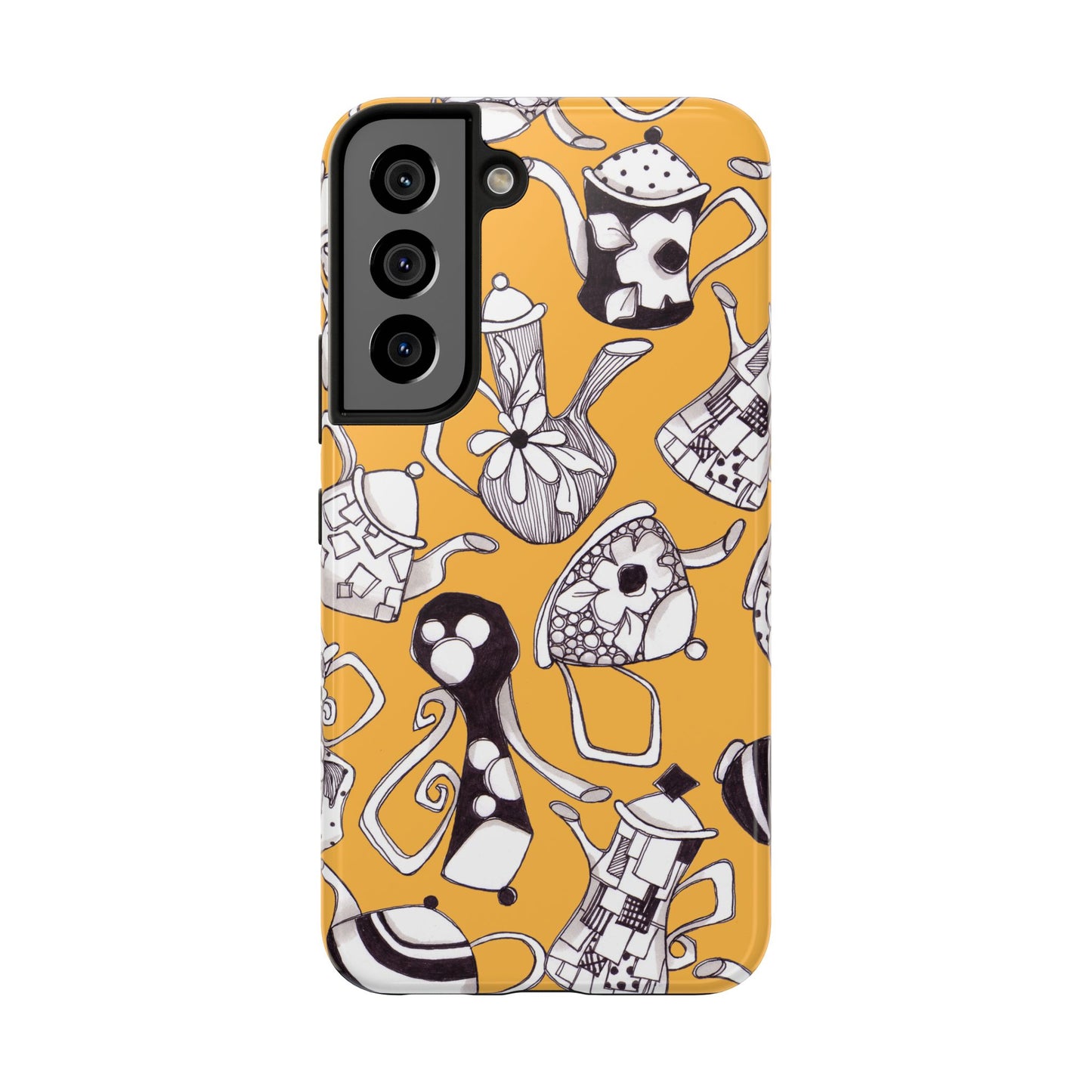 Fancy Pots Yellow Phone Case