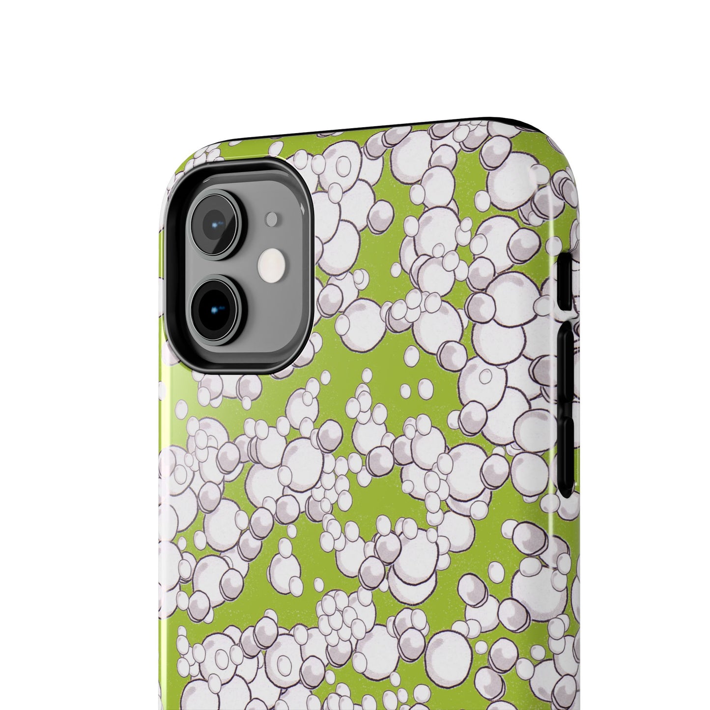 Bubble Dots Green Phone Case