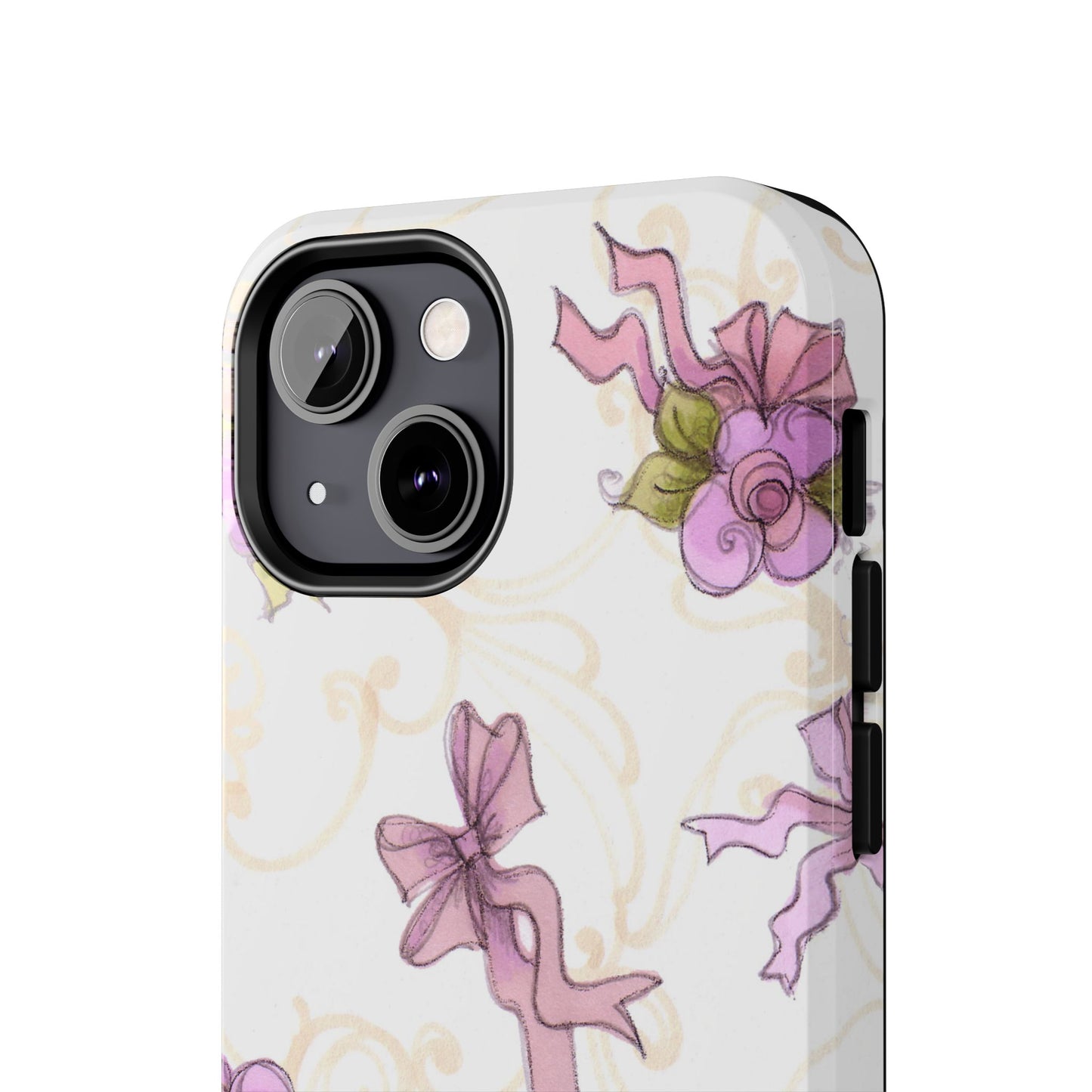 Flower Model Bow Flowers Phone Case