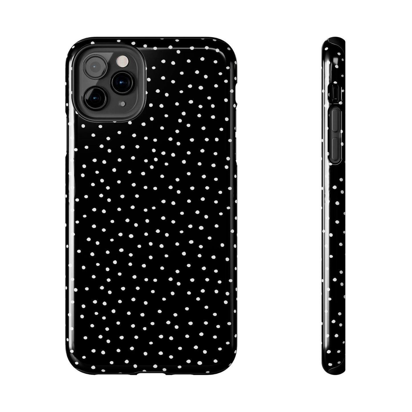 Dinky Dots Black / White Phone Case