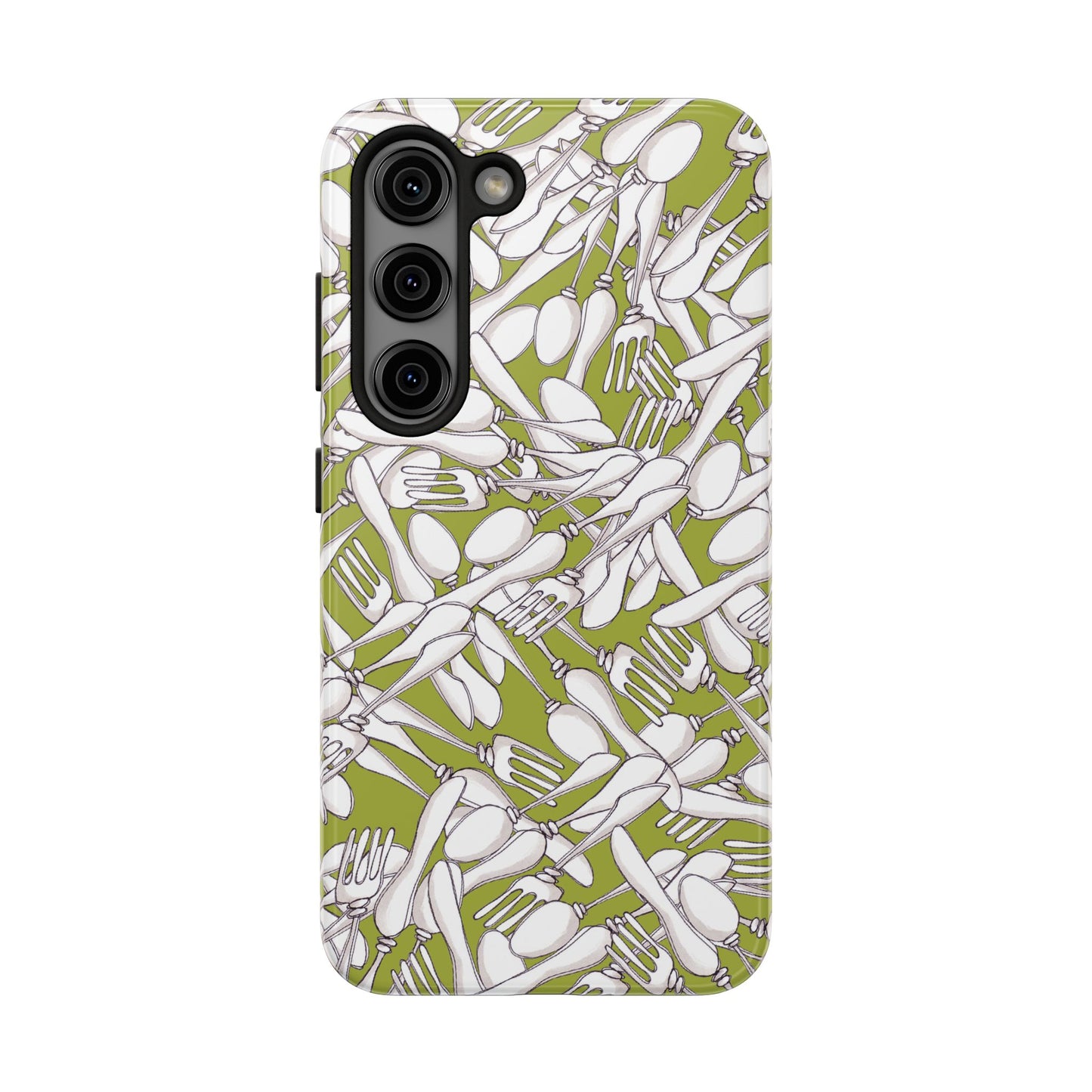 Silverware Wars Green Phone Case