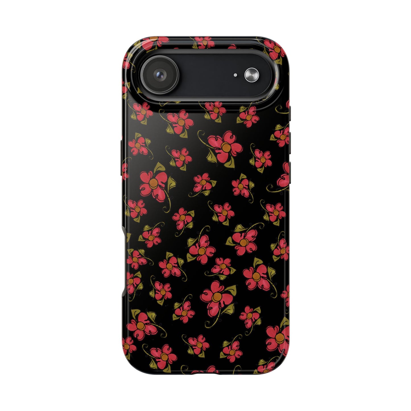 Daisy Caper Black Phone Case
