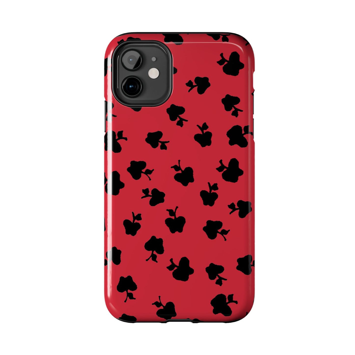 Happy Apples Red / Black Phone Case