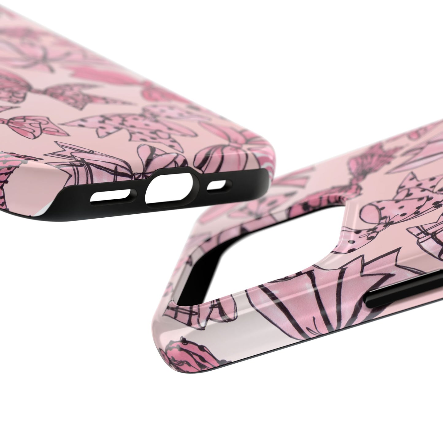 Blushing Bows Pink Sky Phone Case