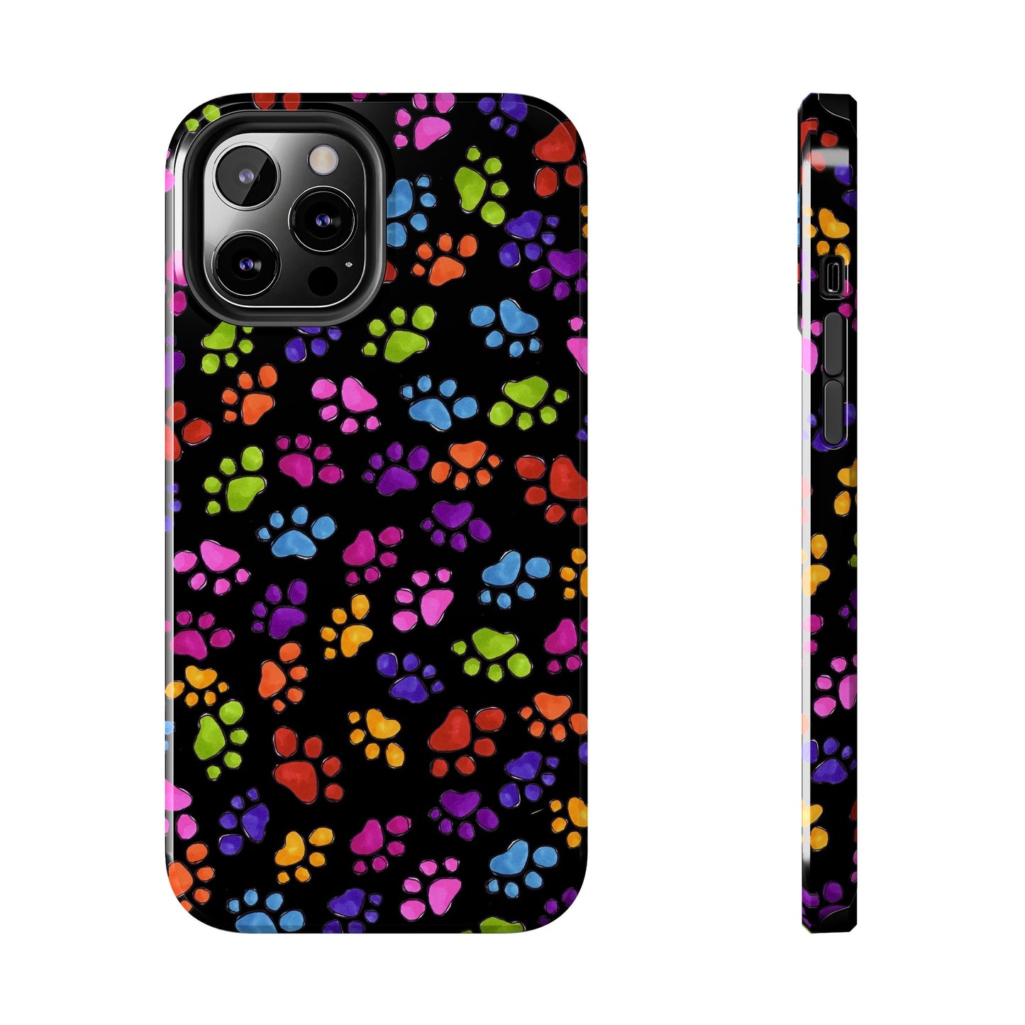 Fancy Paws Black Phone Case