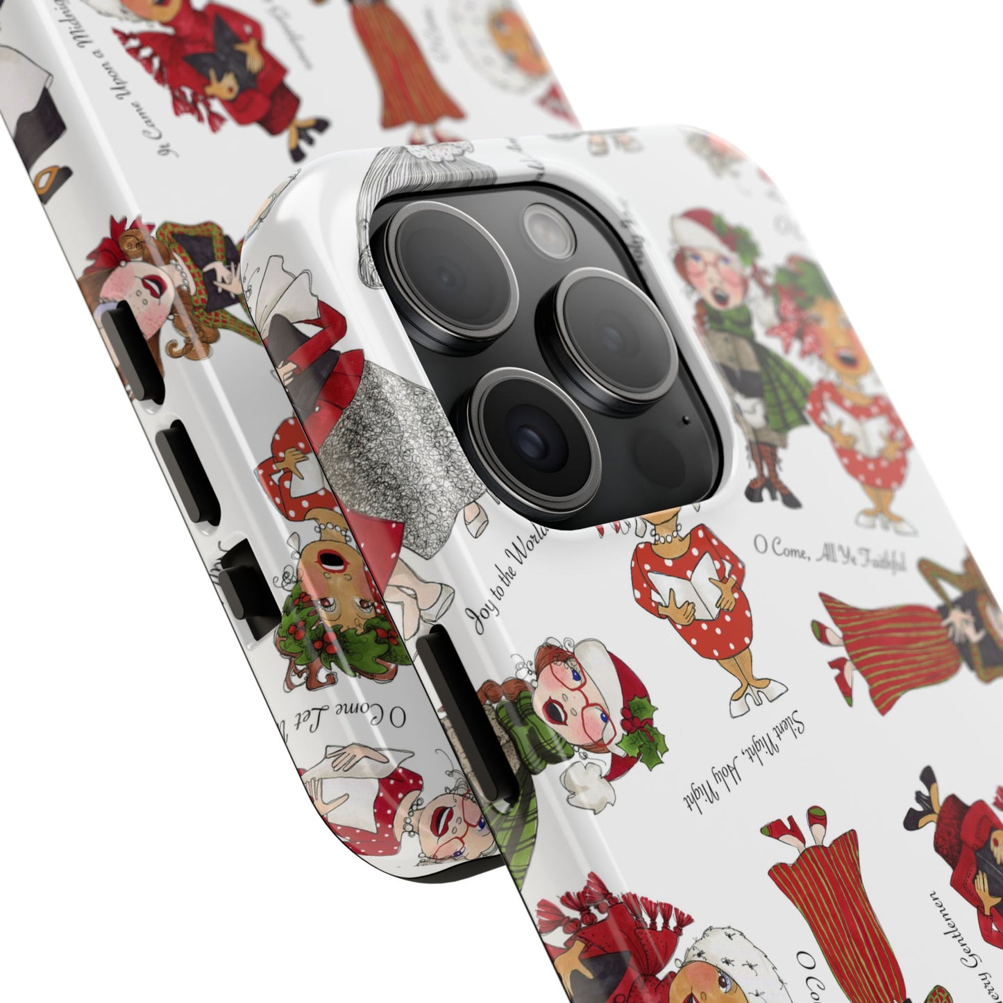 Tossed Carolers Phone Case