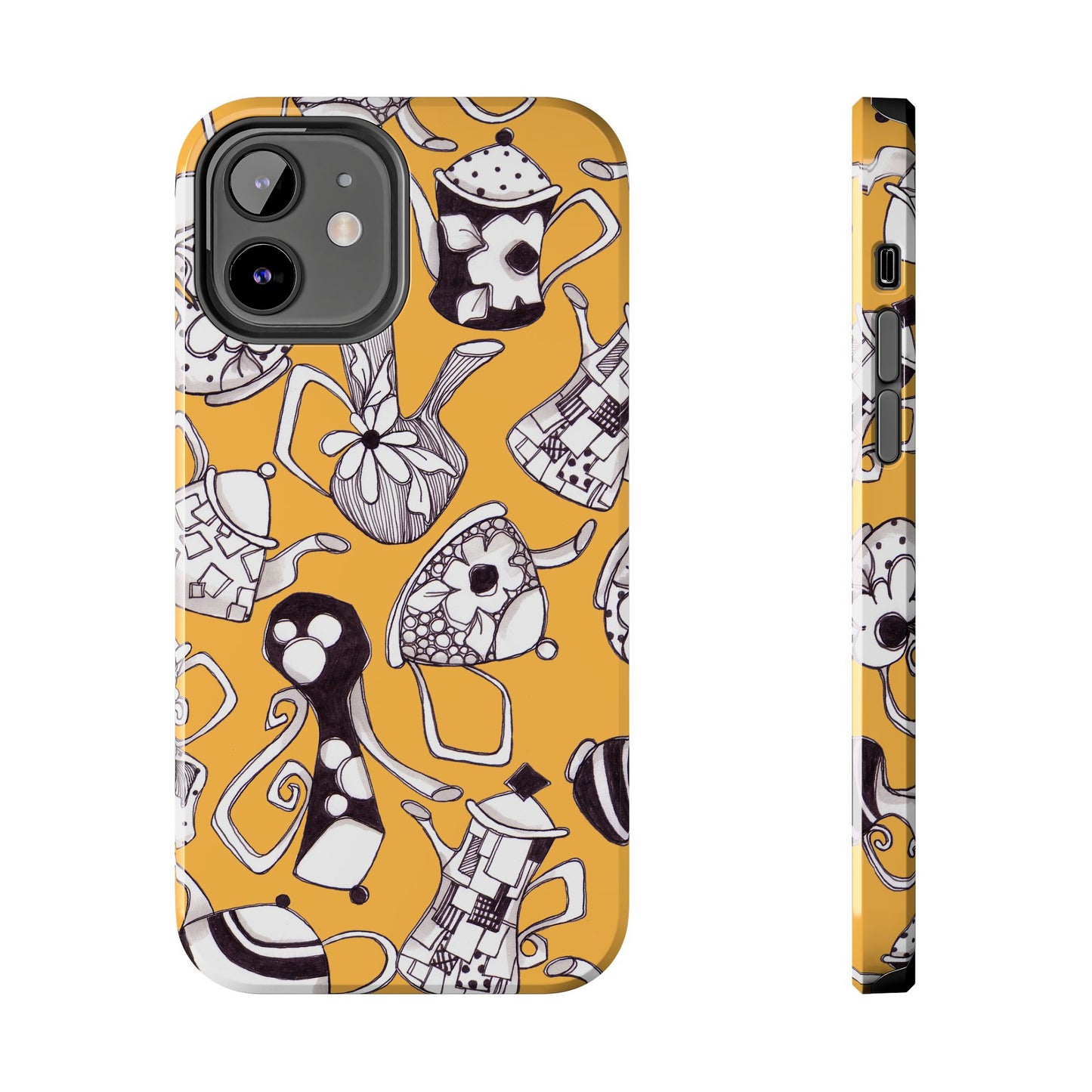 Fancy Pots Yellow Phone Case