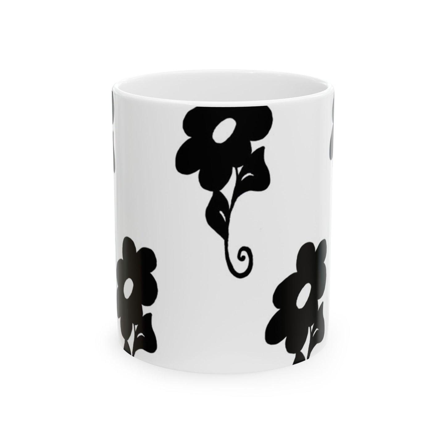 Daring Daisy White Cup