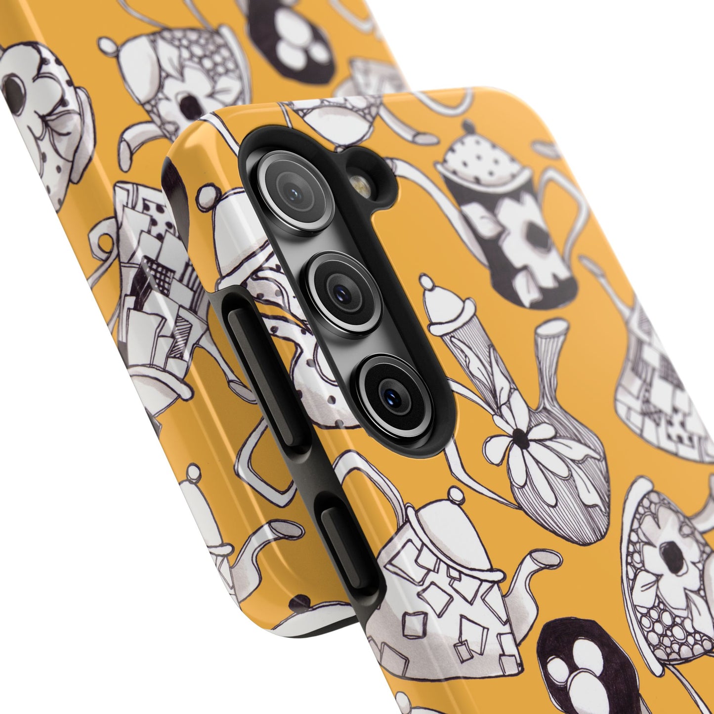 Fancy Pots Yellow Phone Case