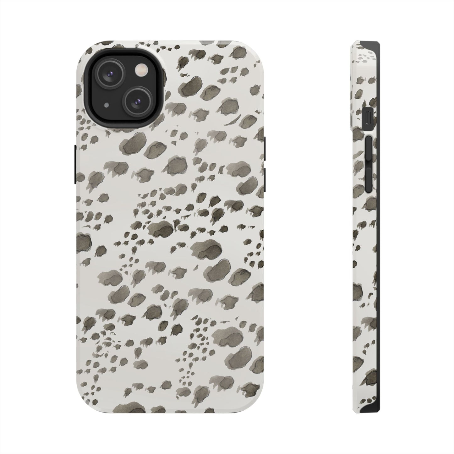 Kitty Dots Gray Phone Case