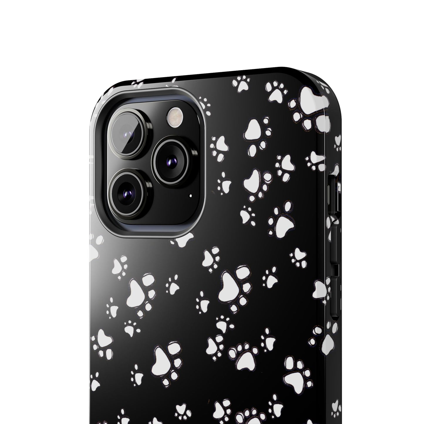 Paw Flakes Black Phone Case