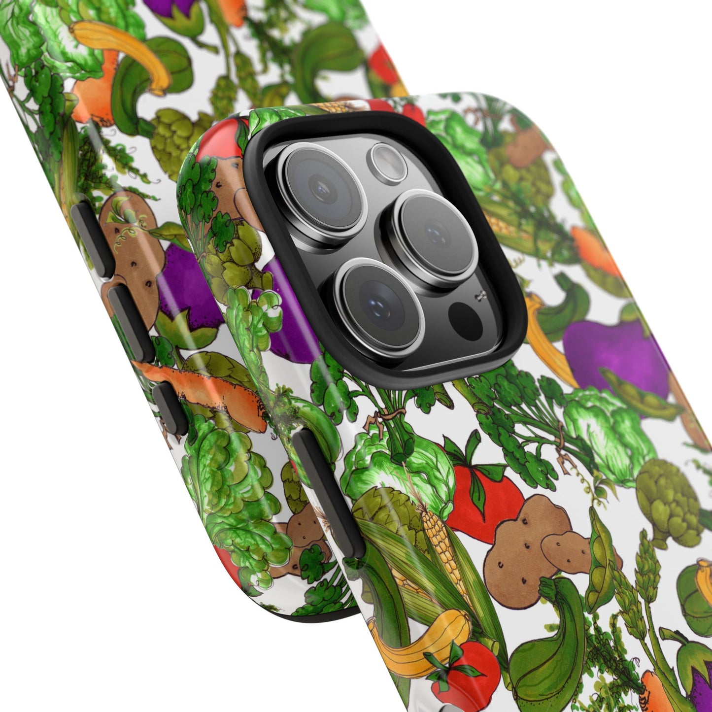 Veggie Jungle White Phone Case
