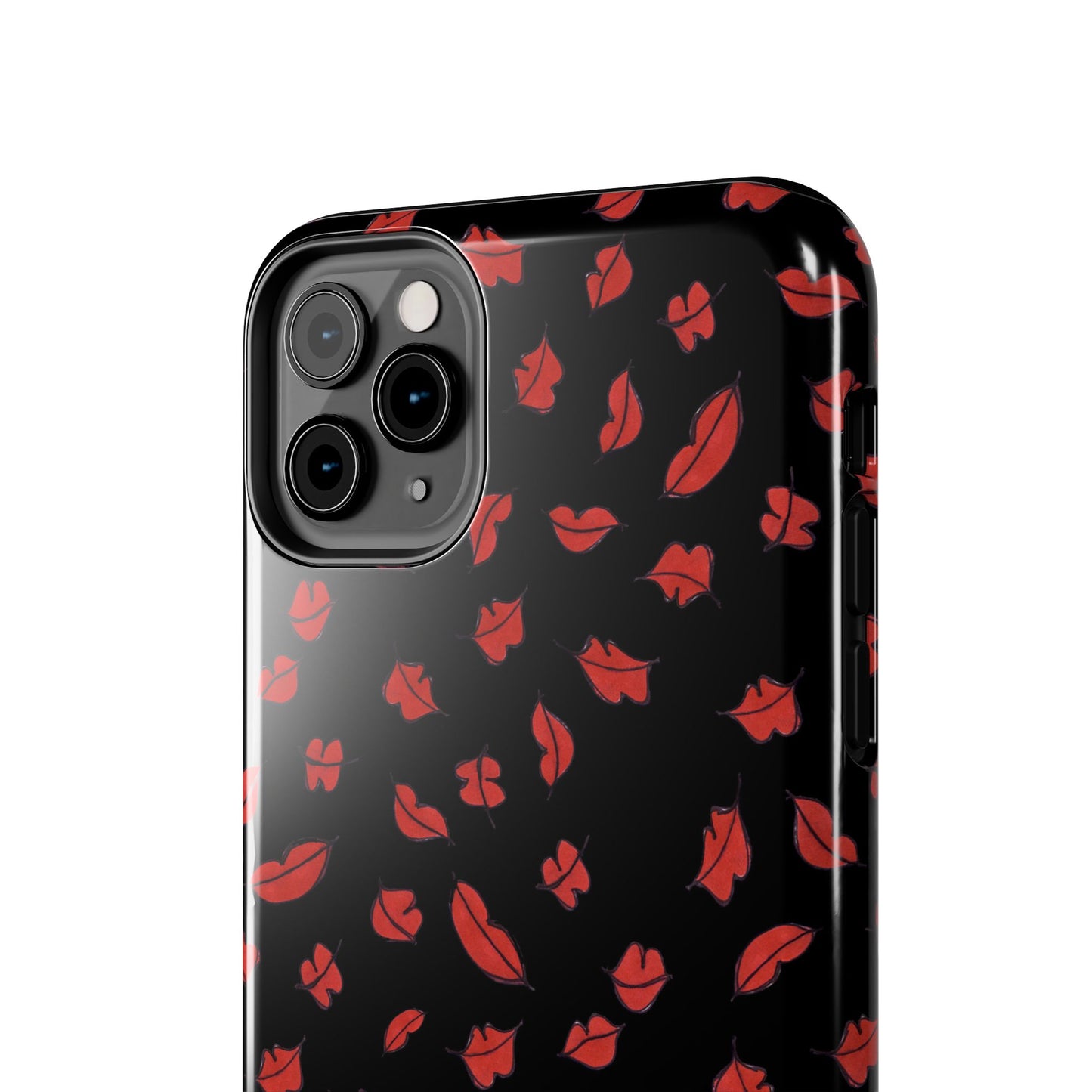 Autumn Lips Black Phone Case