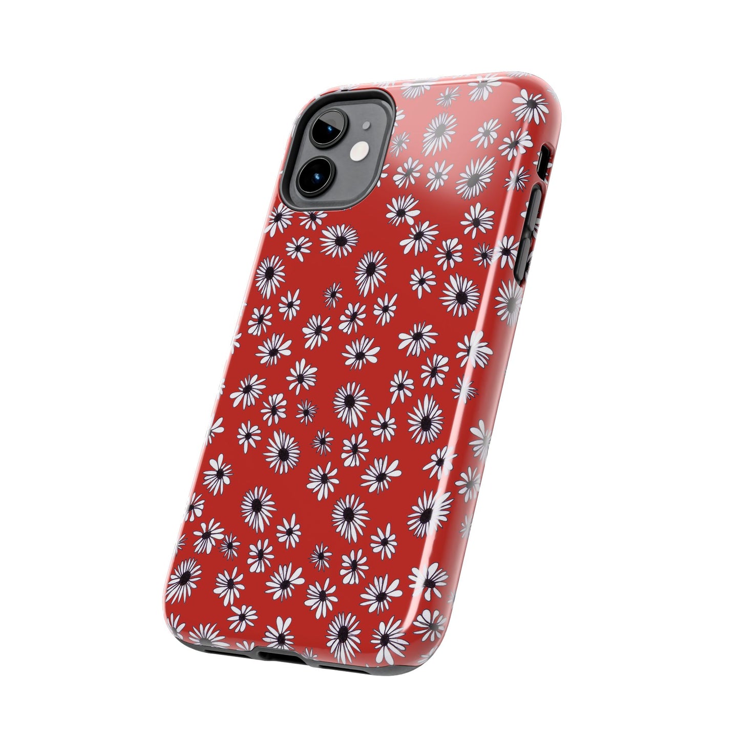 Random Daisy Red / White Phone Case
