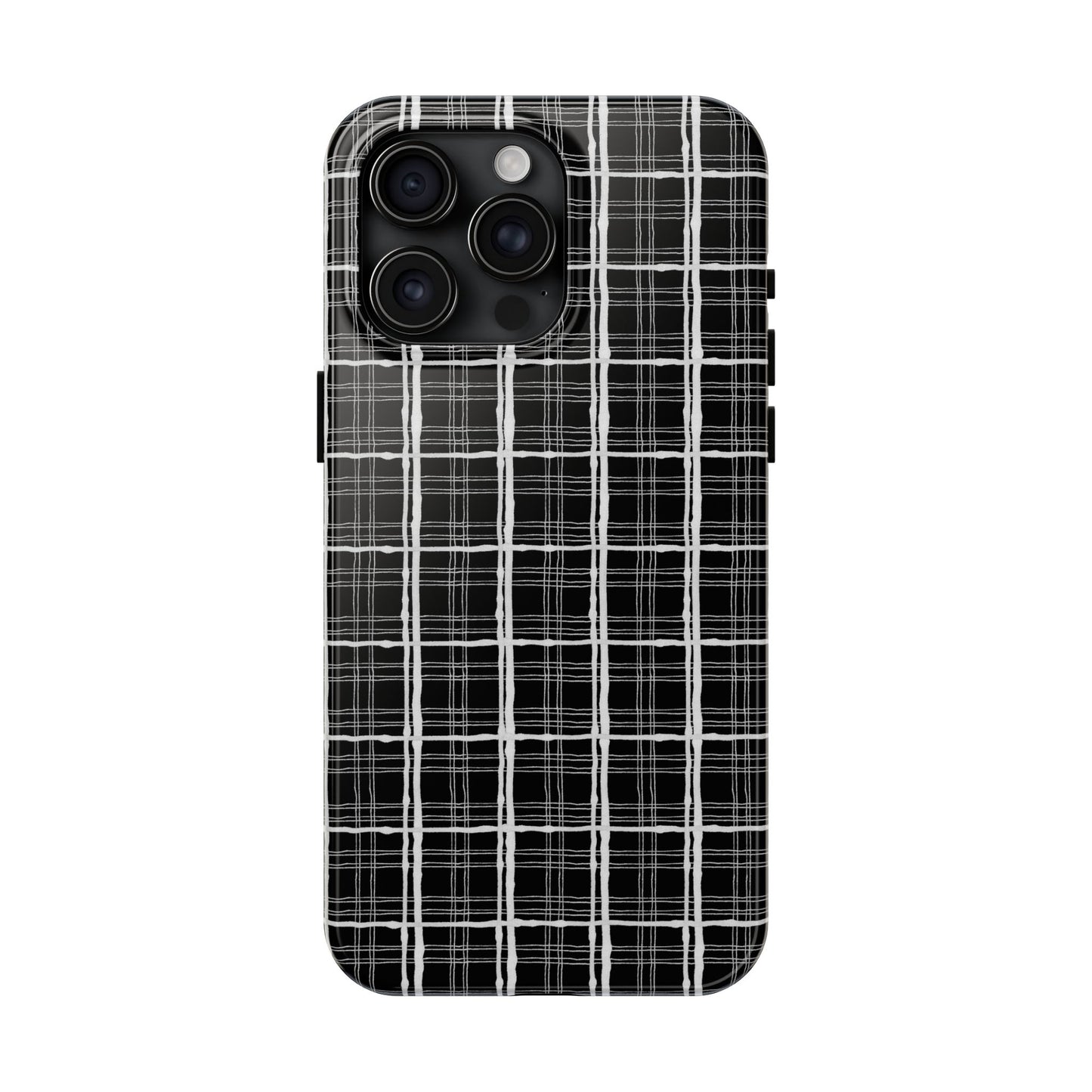 Sophistiplaid Black / White Phone Case