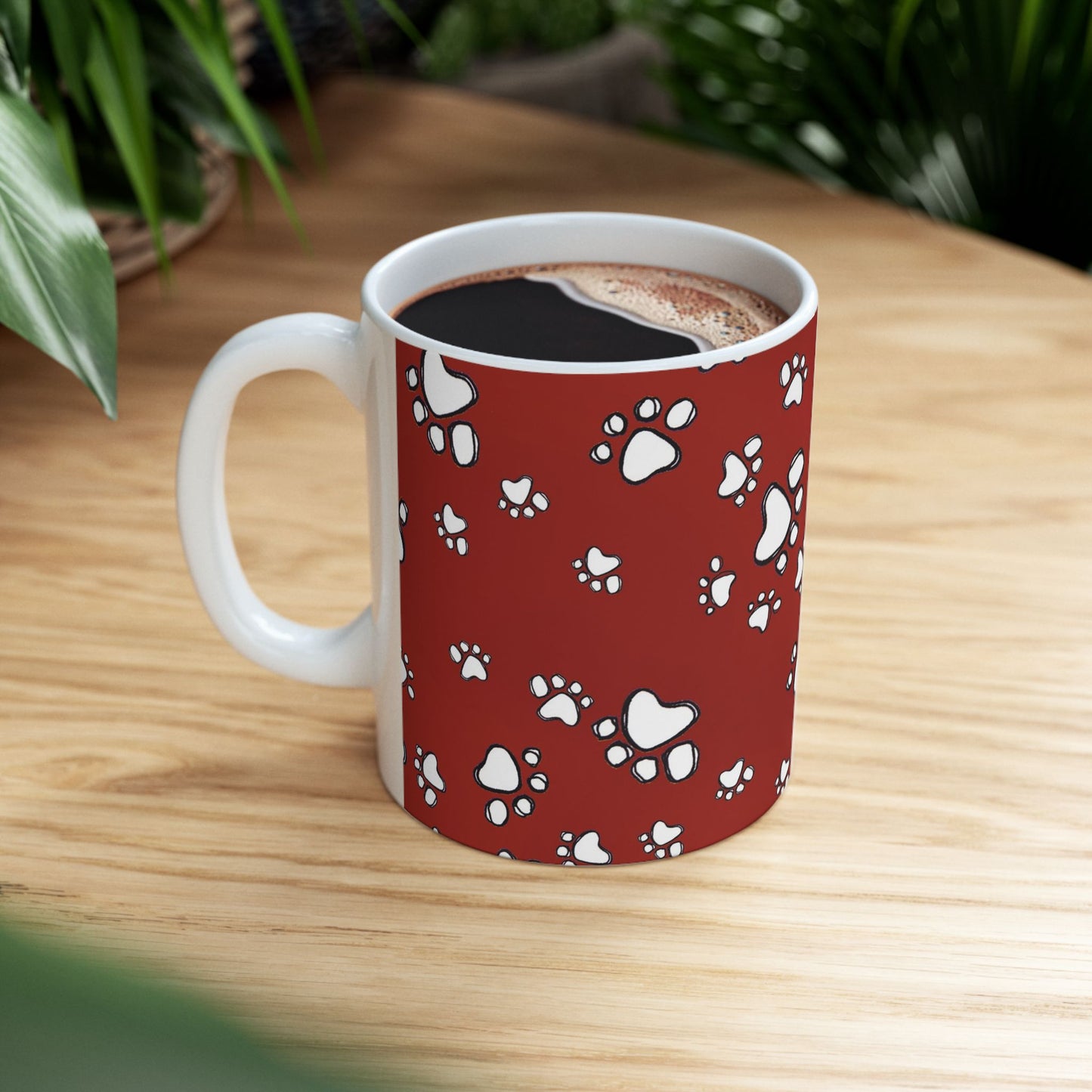 Paw Flakes Red Cup