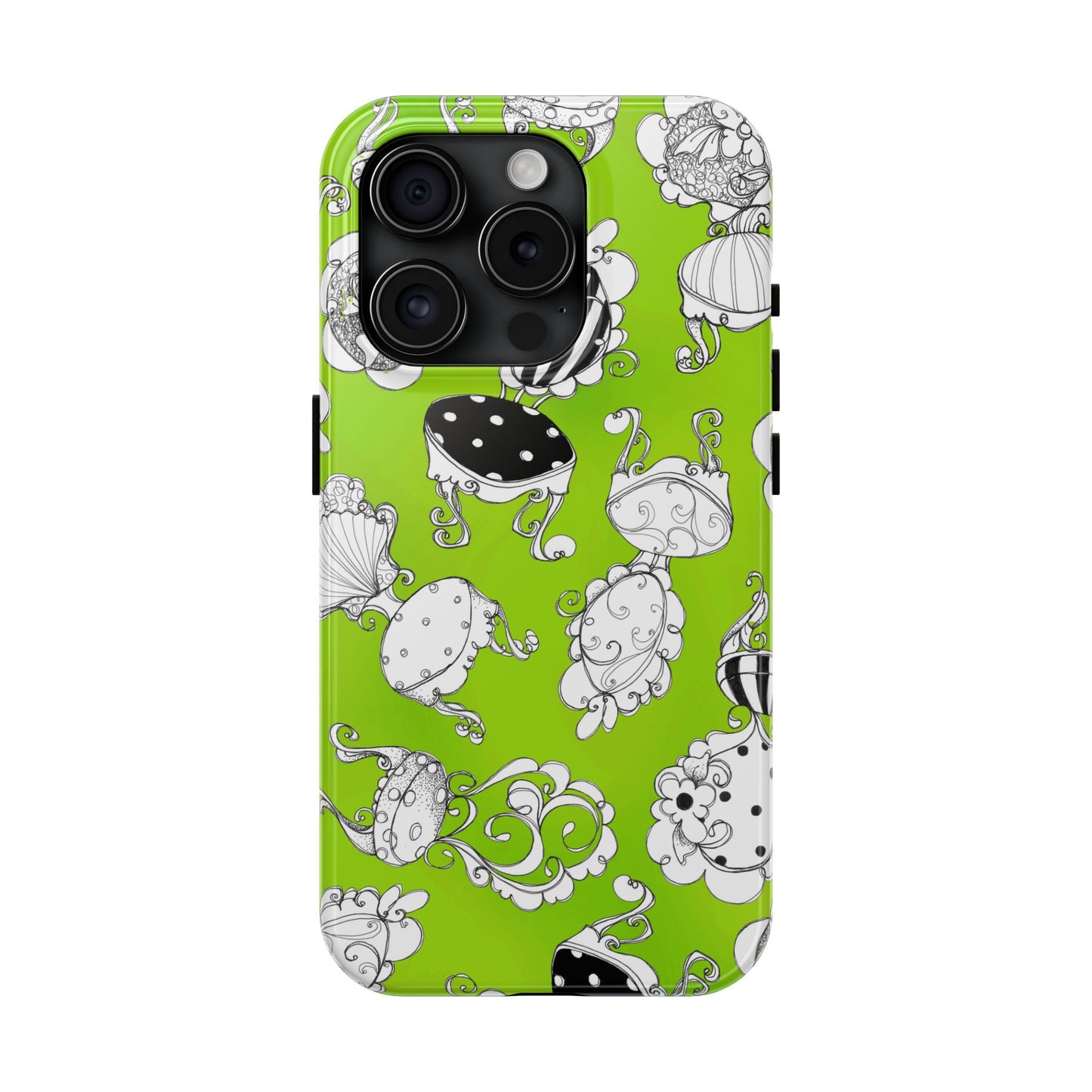 Bistro Chairs Lime Phone Case