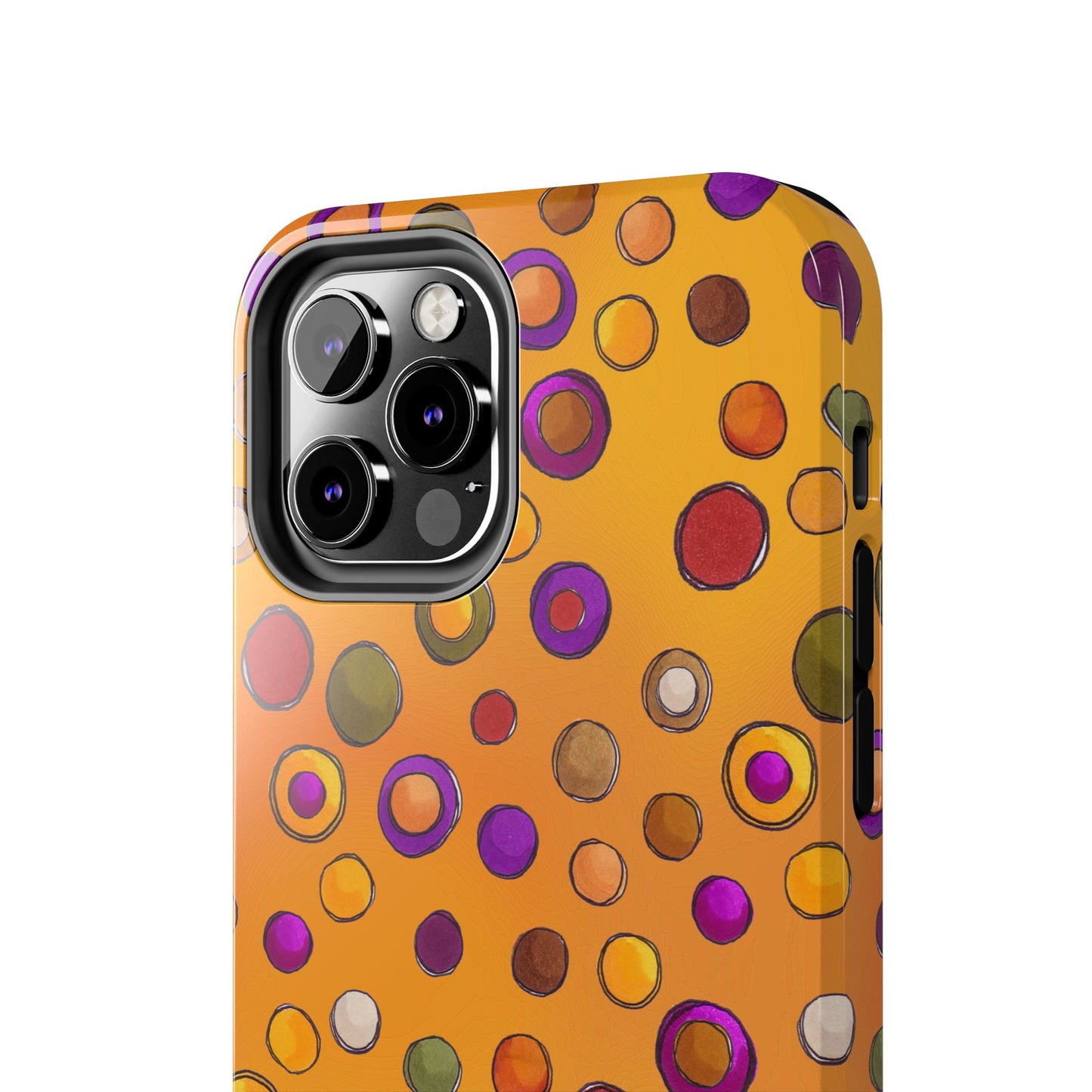 Double Dot Yellow Phone Case