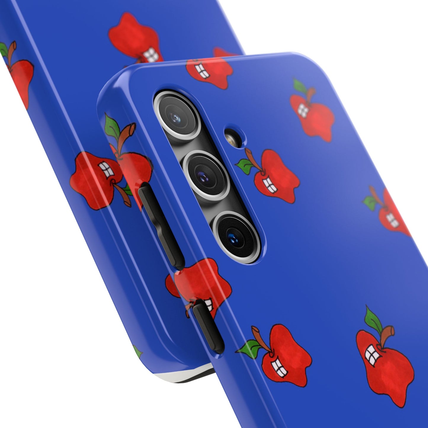 Flying Apples Blue Phone Case