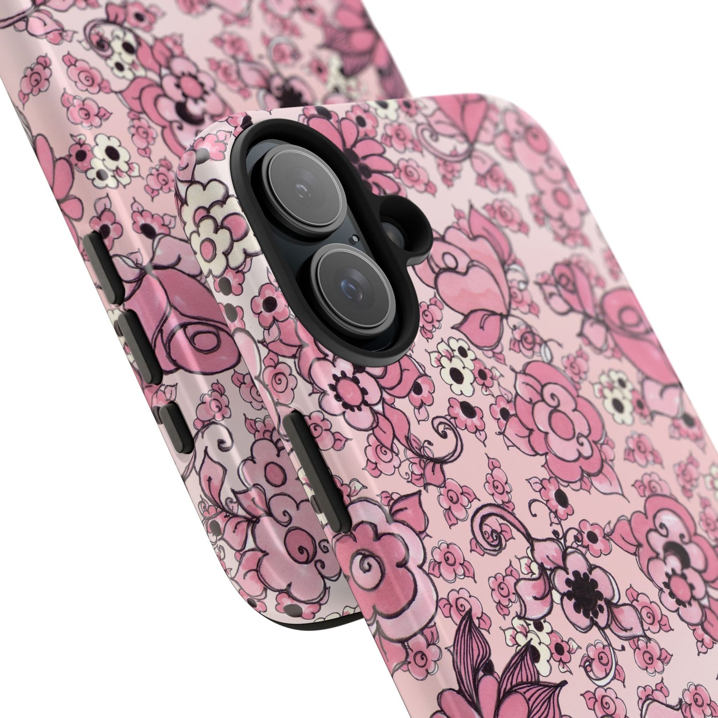 Profuse Posies Pink Phone Case
