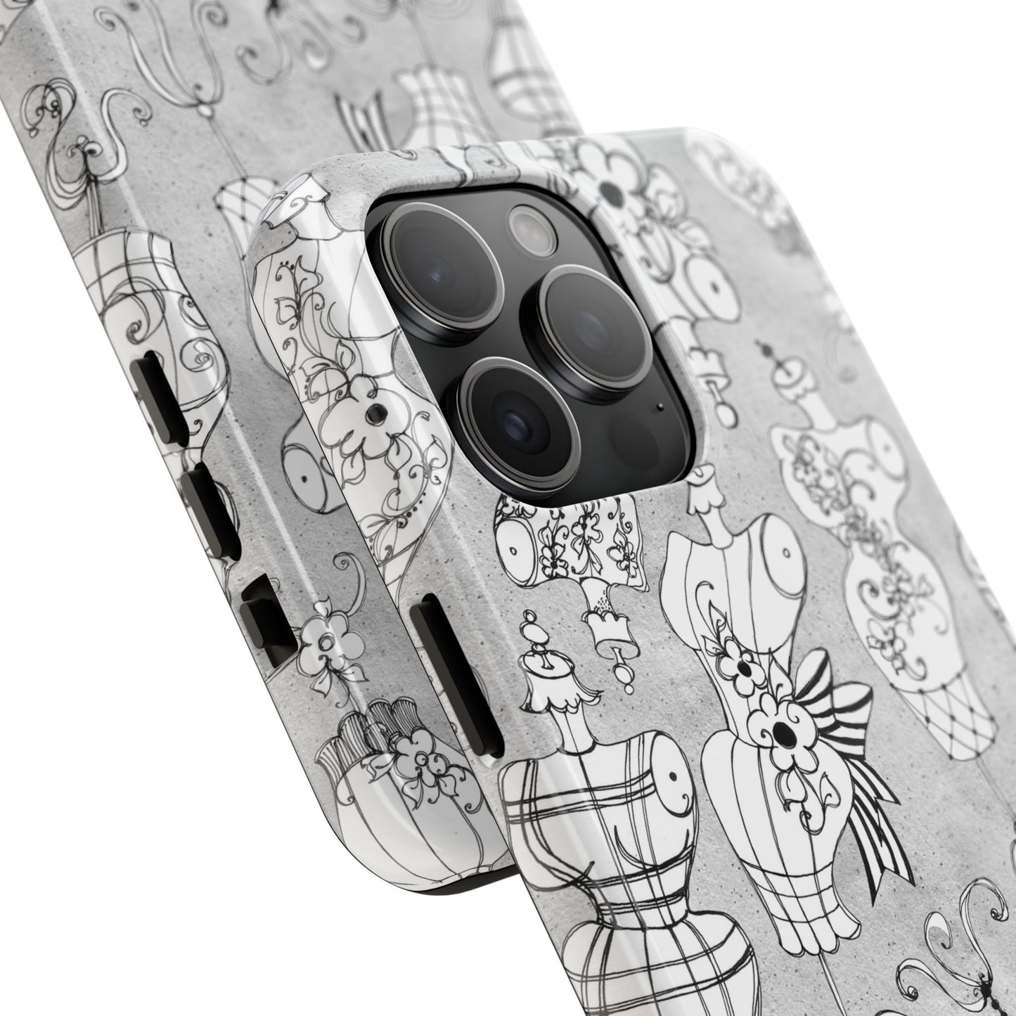 Mannequineque Silver Phone Case