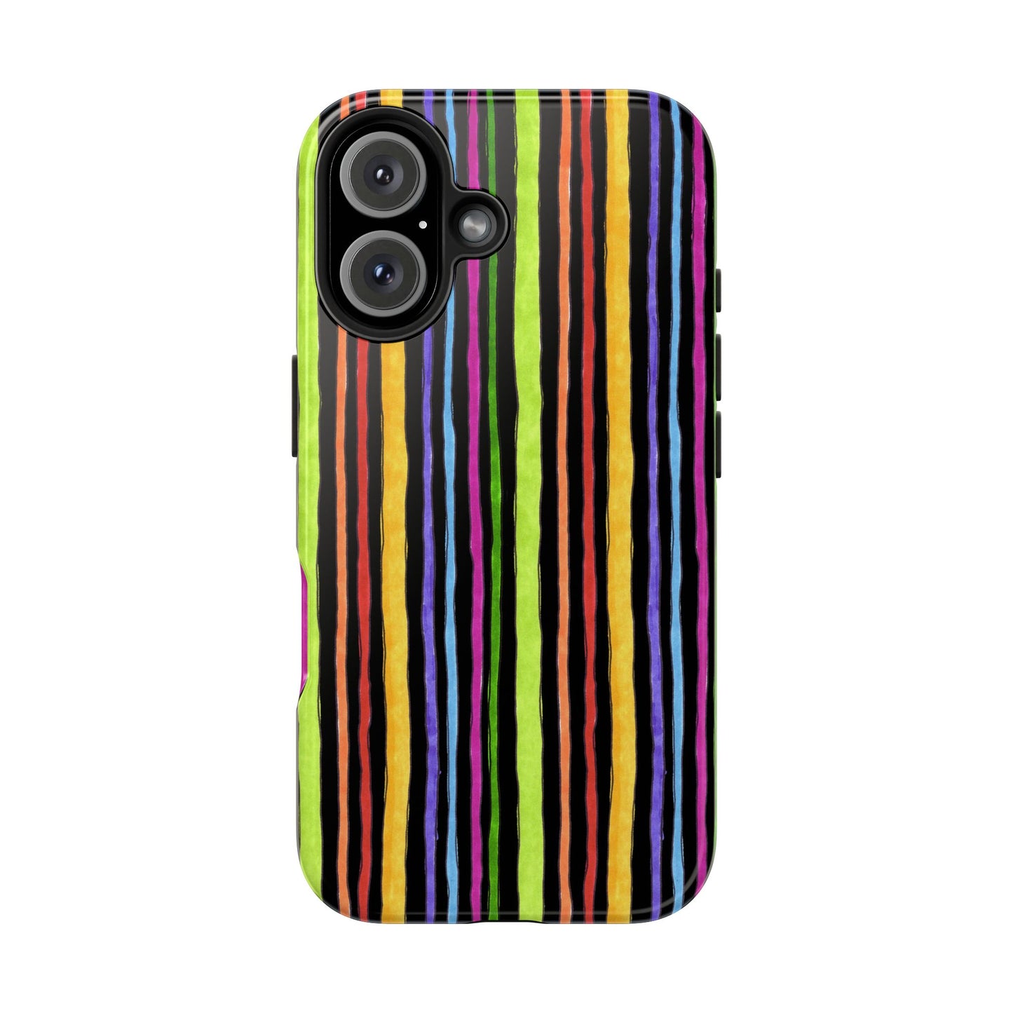 Stripe Fancy Black Phone Case