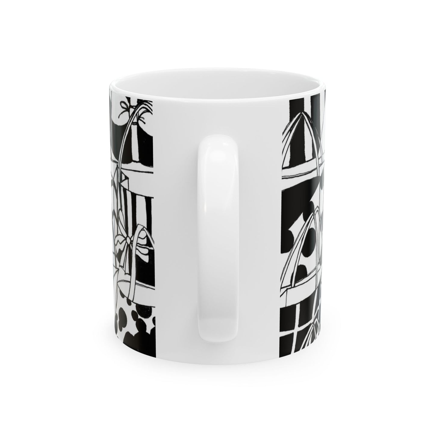 Totally Black / White Cup