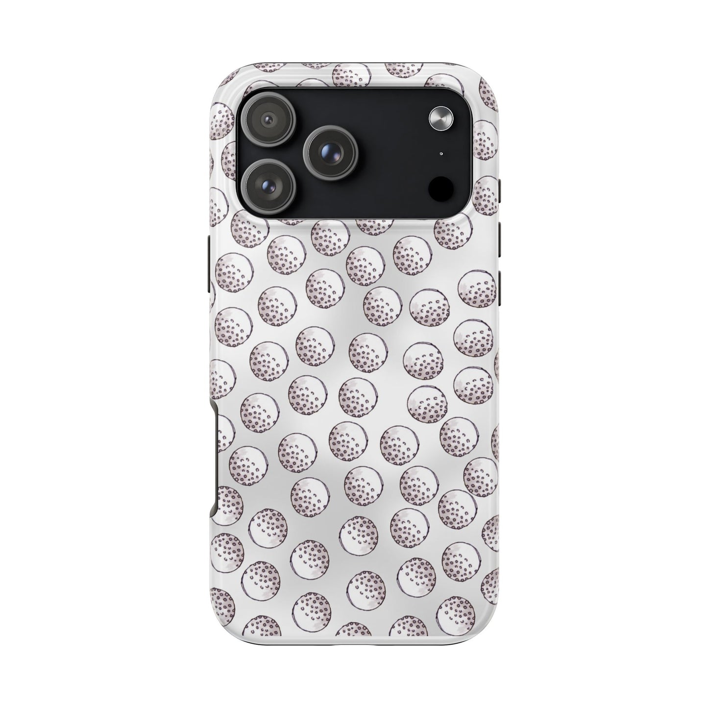 Ball Dots Gray Phone Case