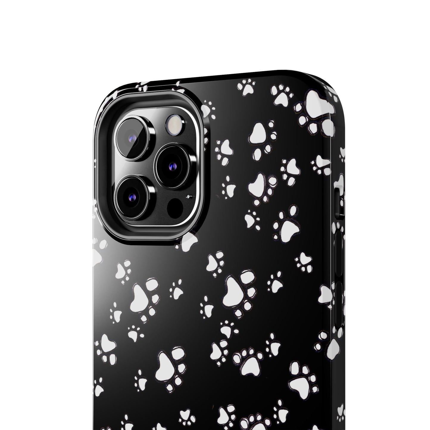 Paw Flakes Black Phone Case