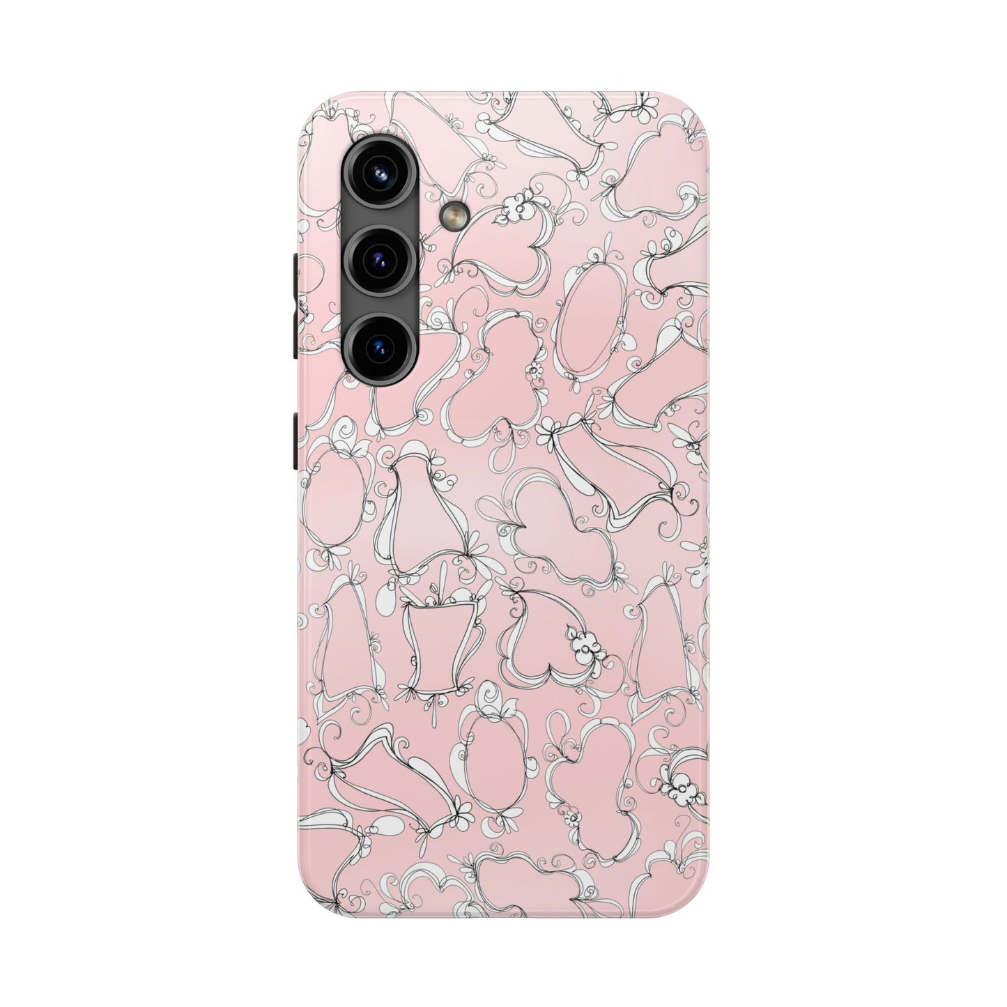 Fancy Frames Pink / White Phone Case