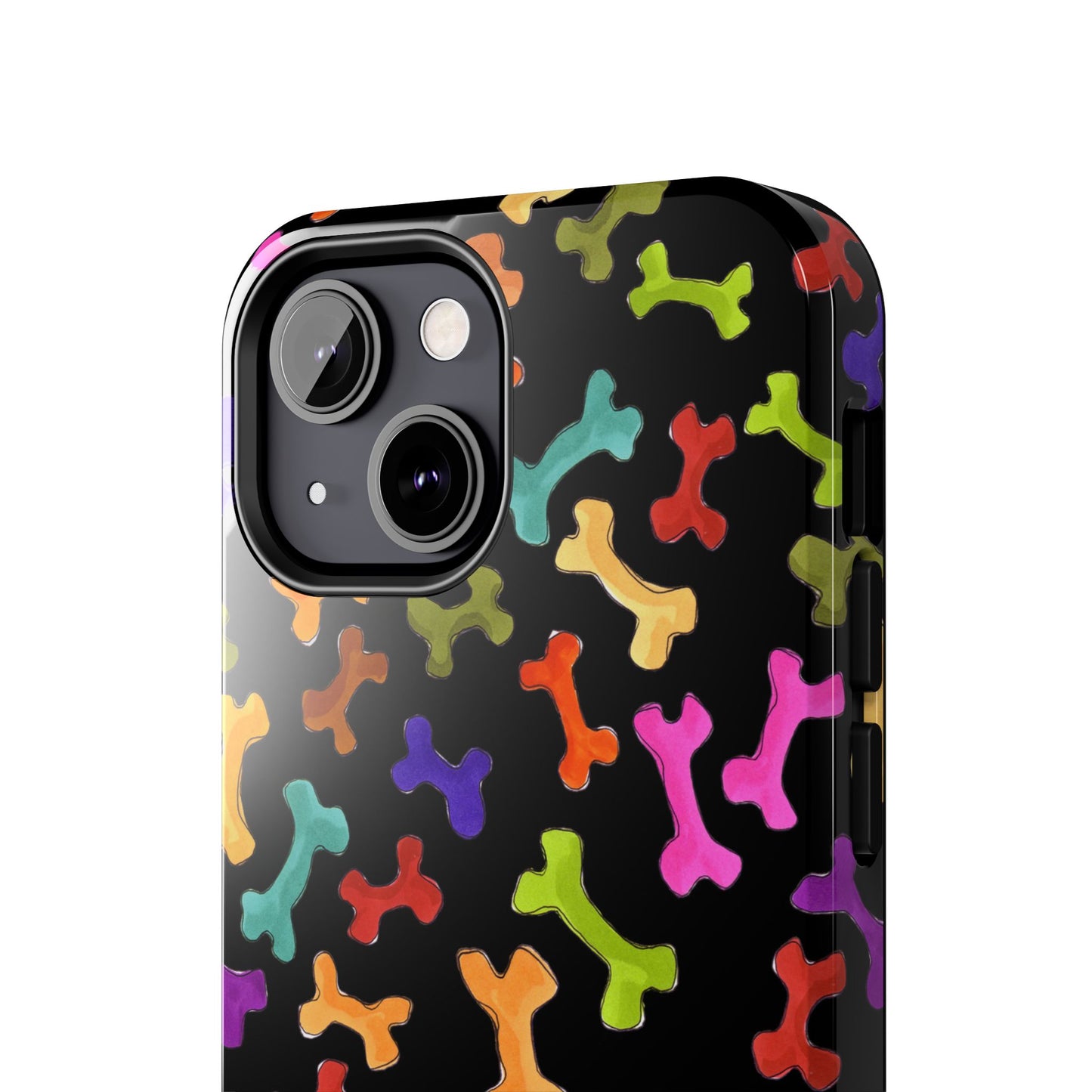 Happy Bones Black Phone Case