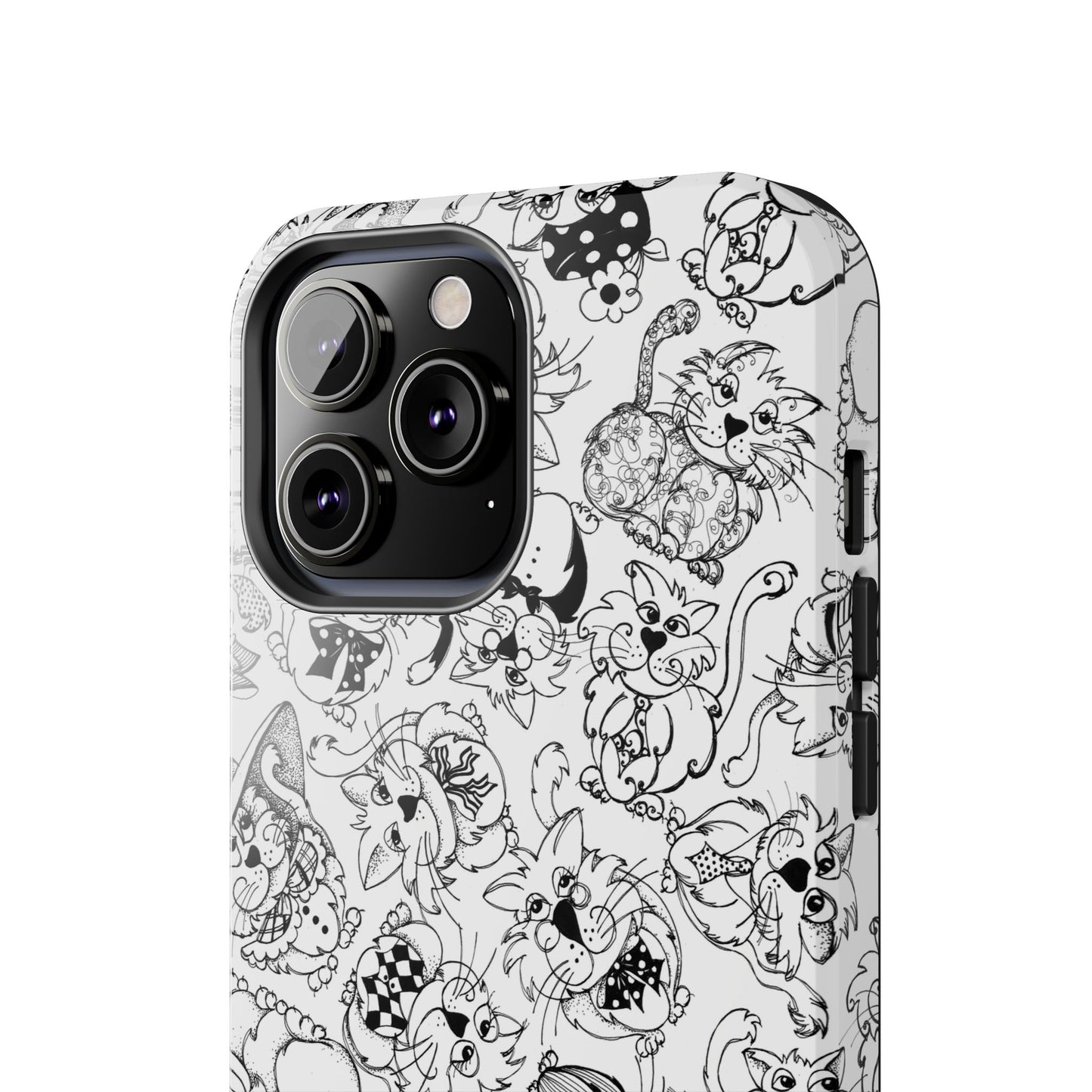So Kitties Tossed White Phone Case