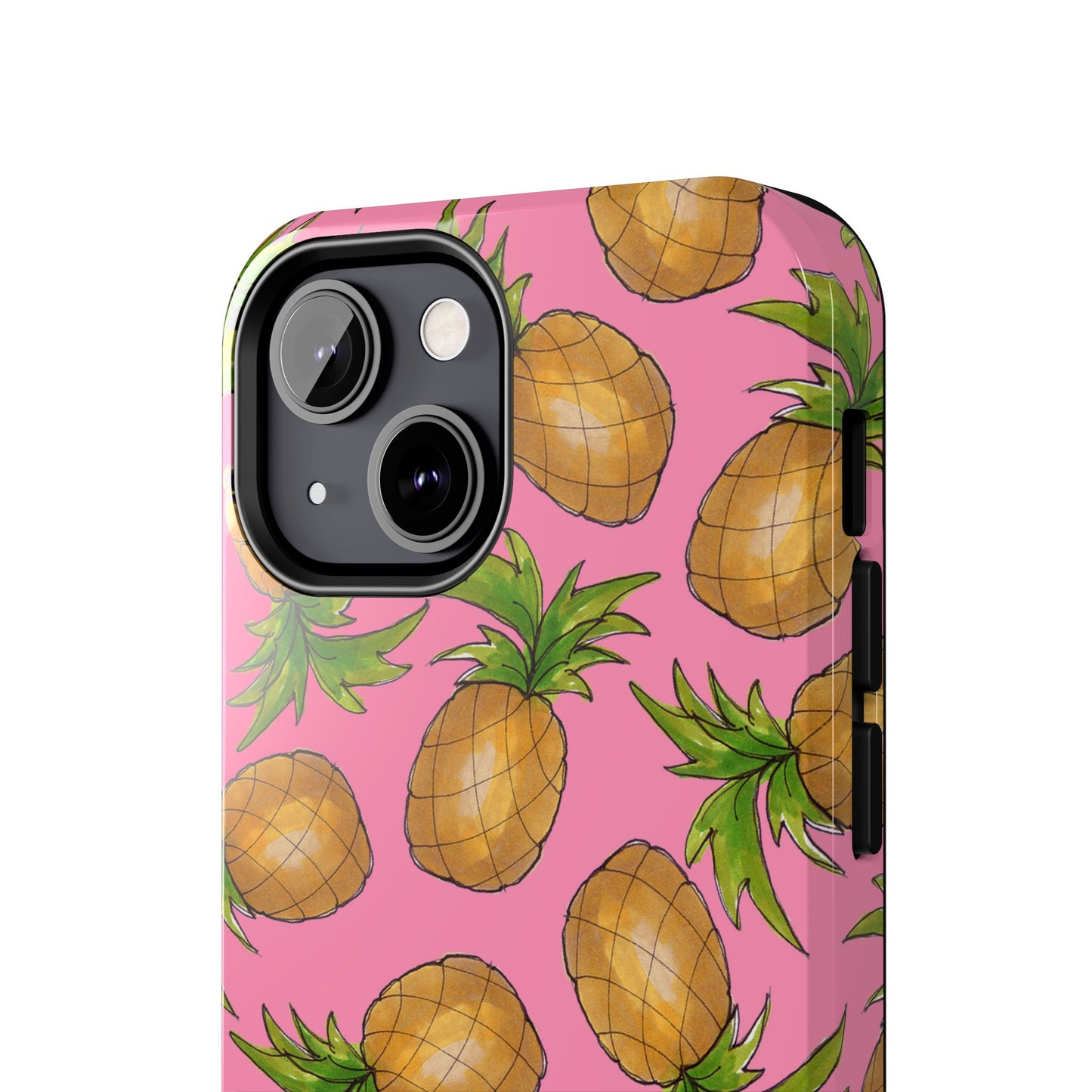 Pineapple Toss Pink Phone Case